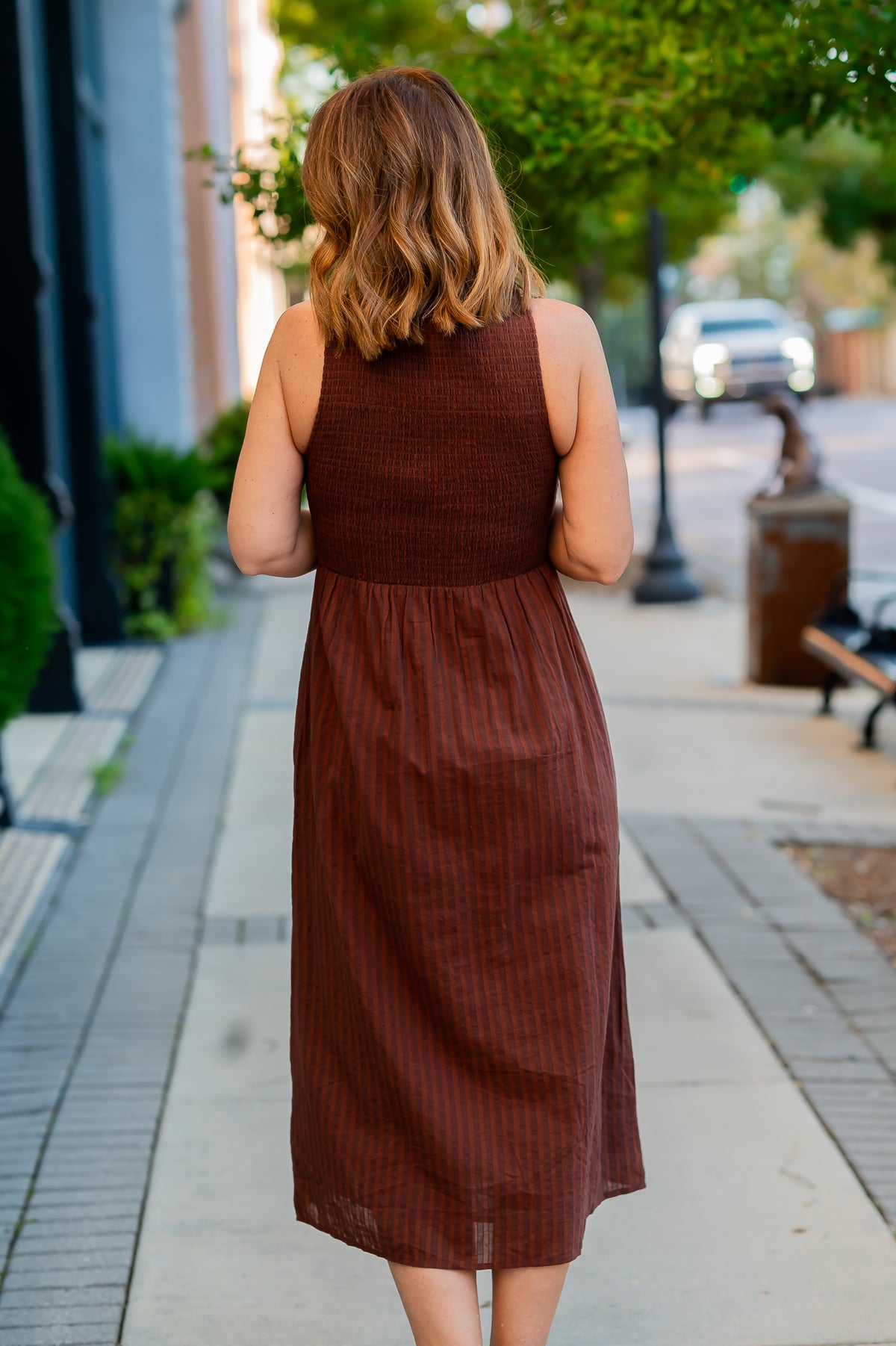 Hildy Smocked Midi Dress