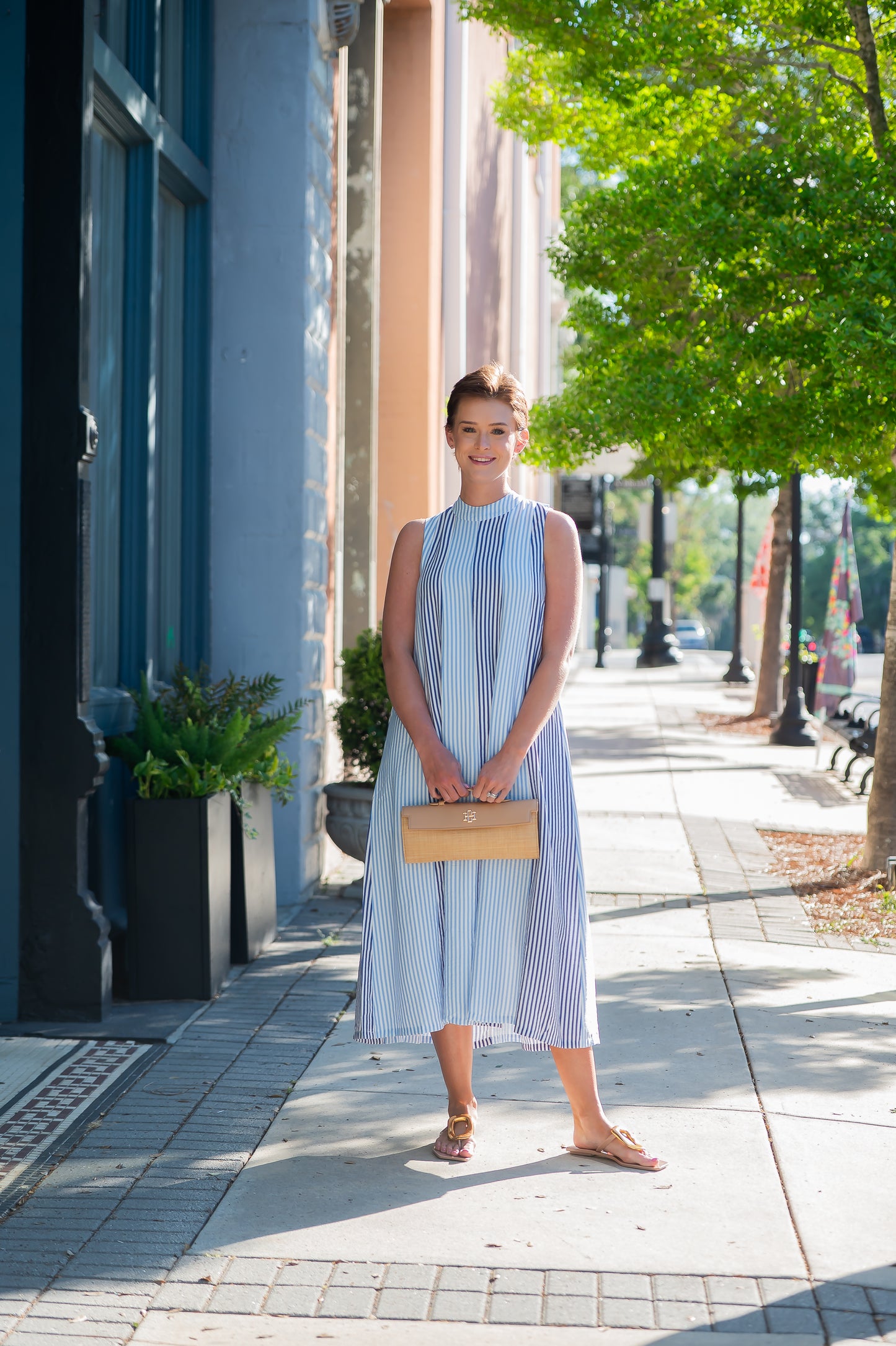Blake Striped Dress
