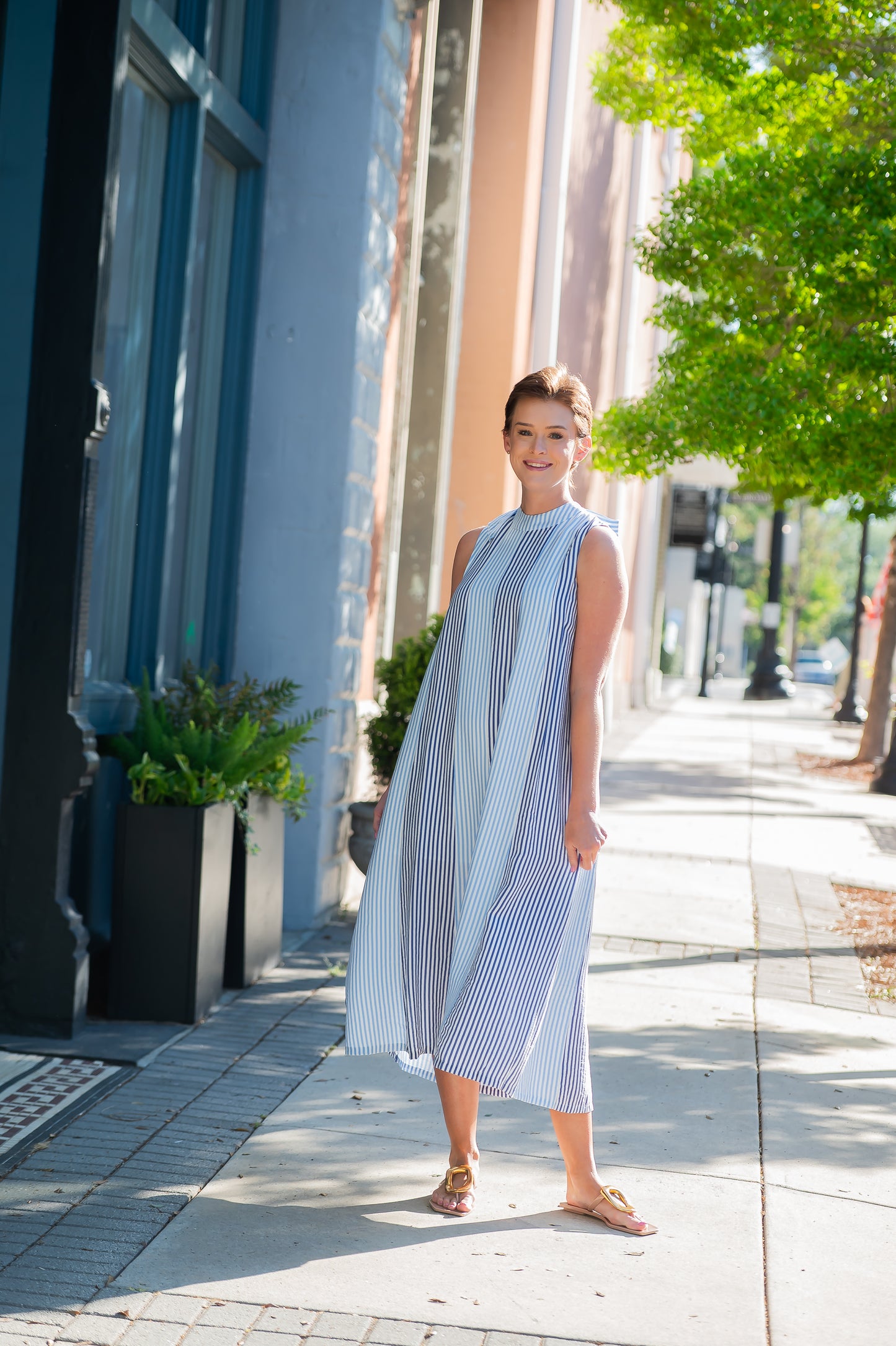 Blake Striped Dress
