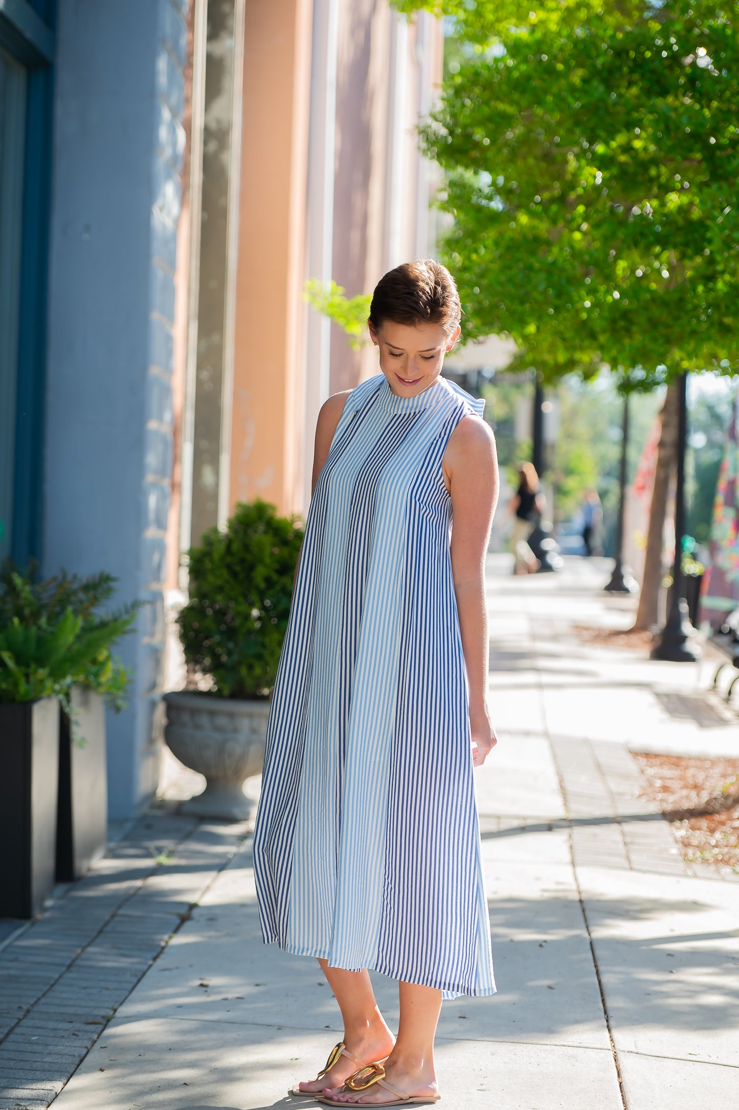 Blake Striped Dress
