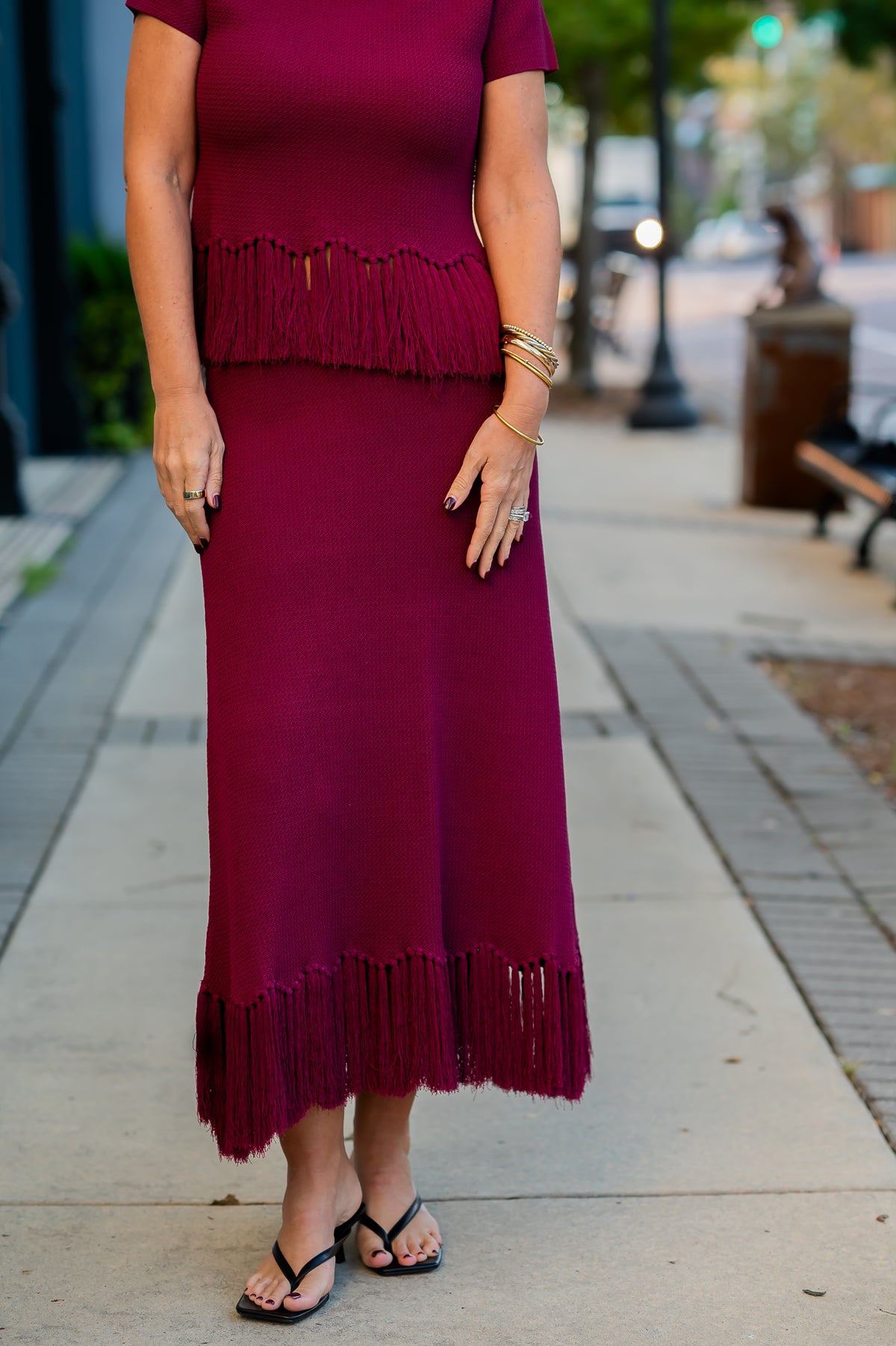 Bellamy Fringe Hem Skirt