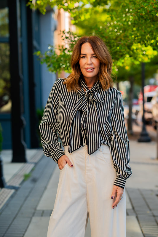 Bernie Tie Neck Blouse