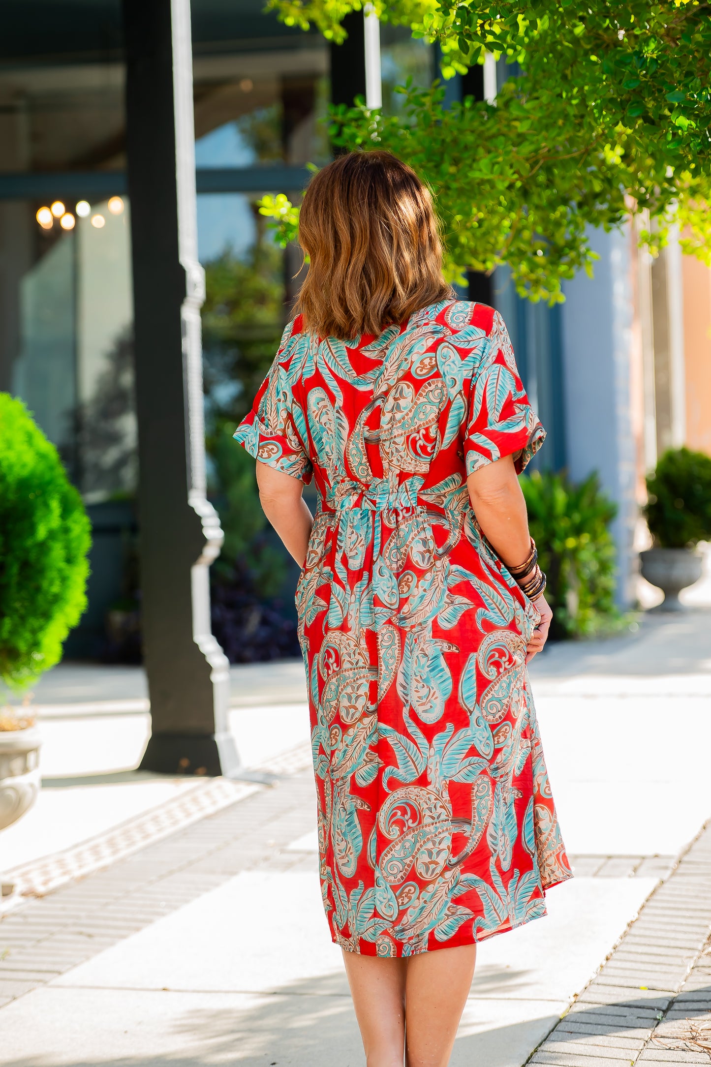 Sylvia Collared Maxi-Rust