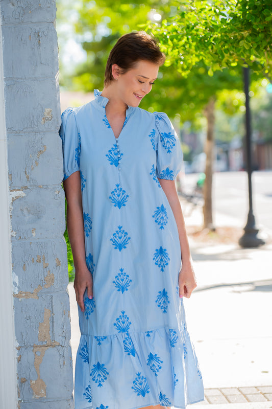 Robin Embroidered Dress