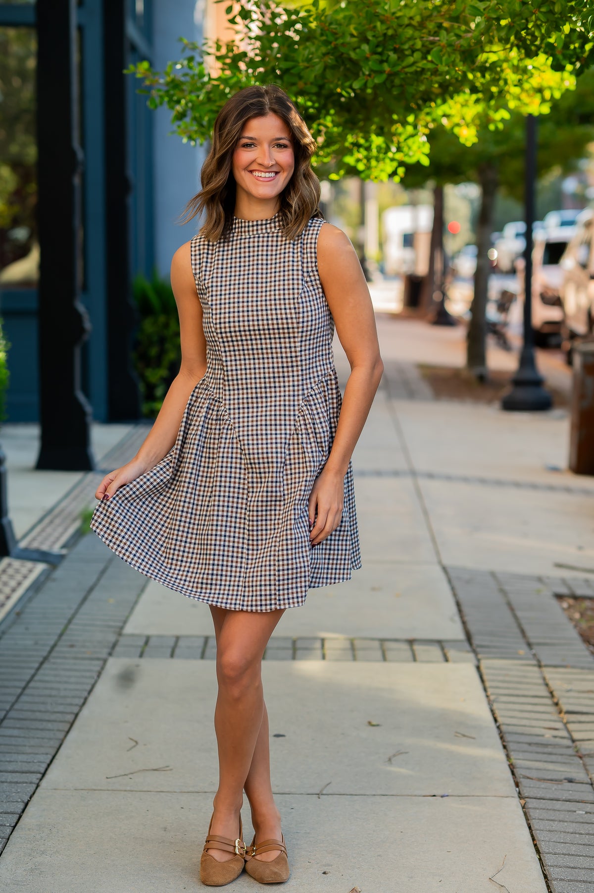 Sherrod Gingham Dress