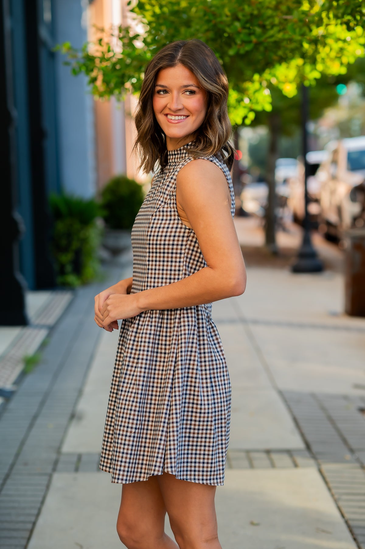 Sherrod Gingham Dress