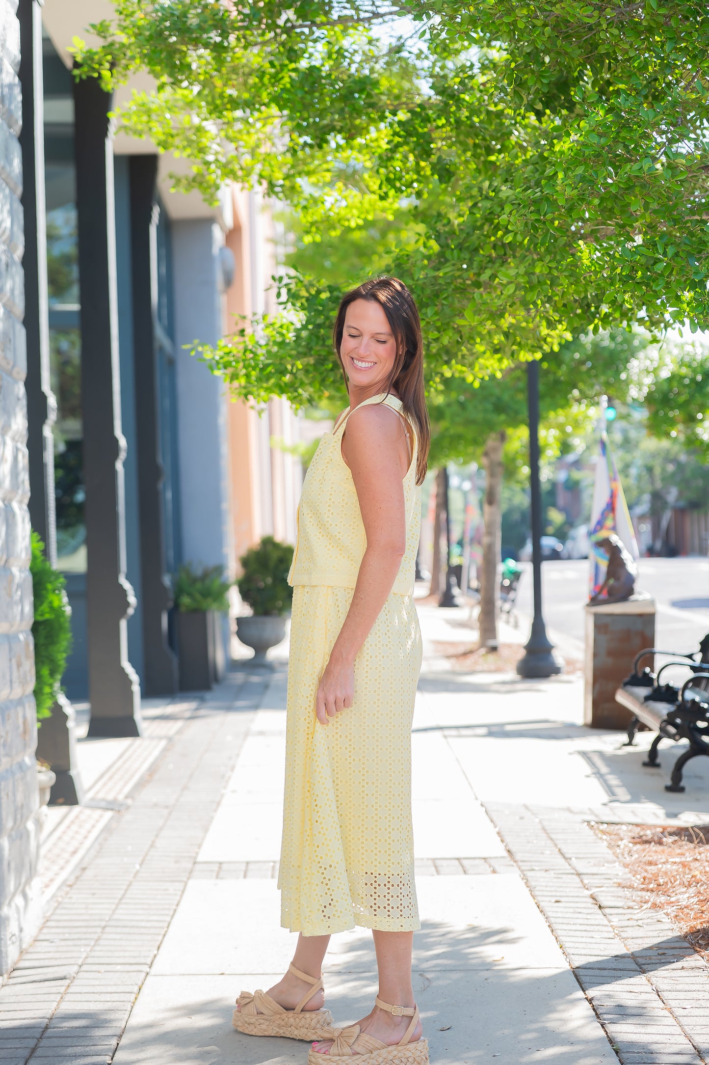 Anne Eyelet Top