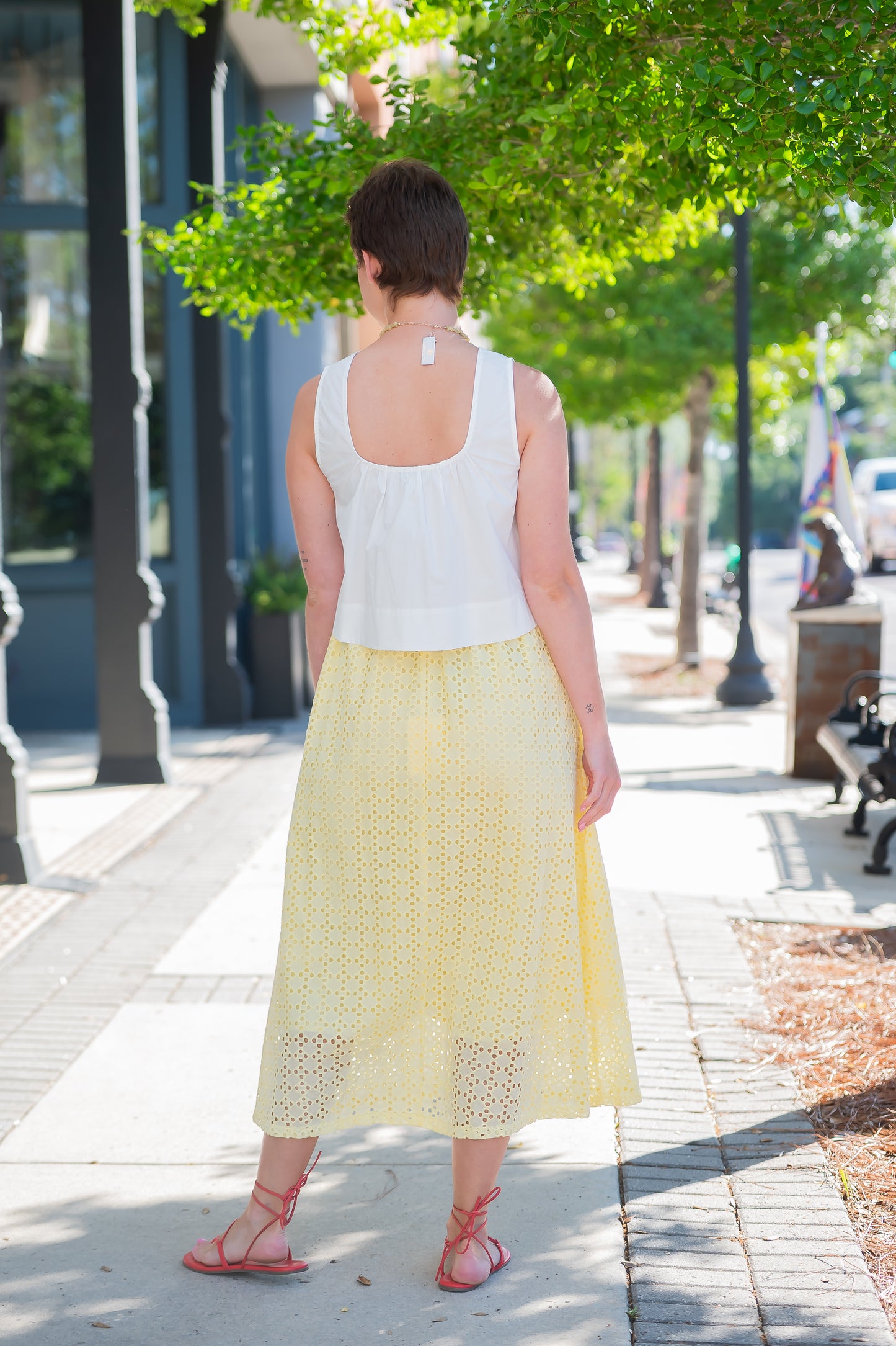 Anne Eyelet Skirt