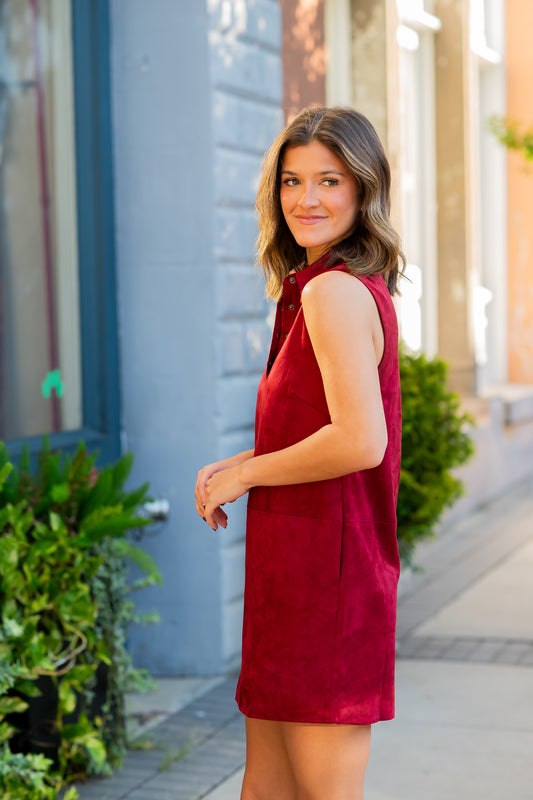 Amanda Suede Dress