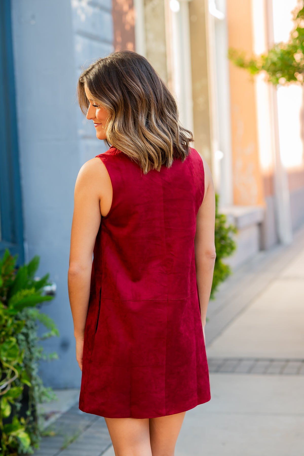 Amanda Suede Dress