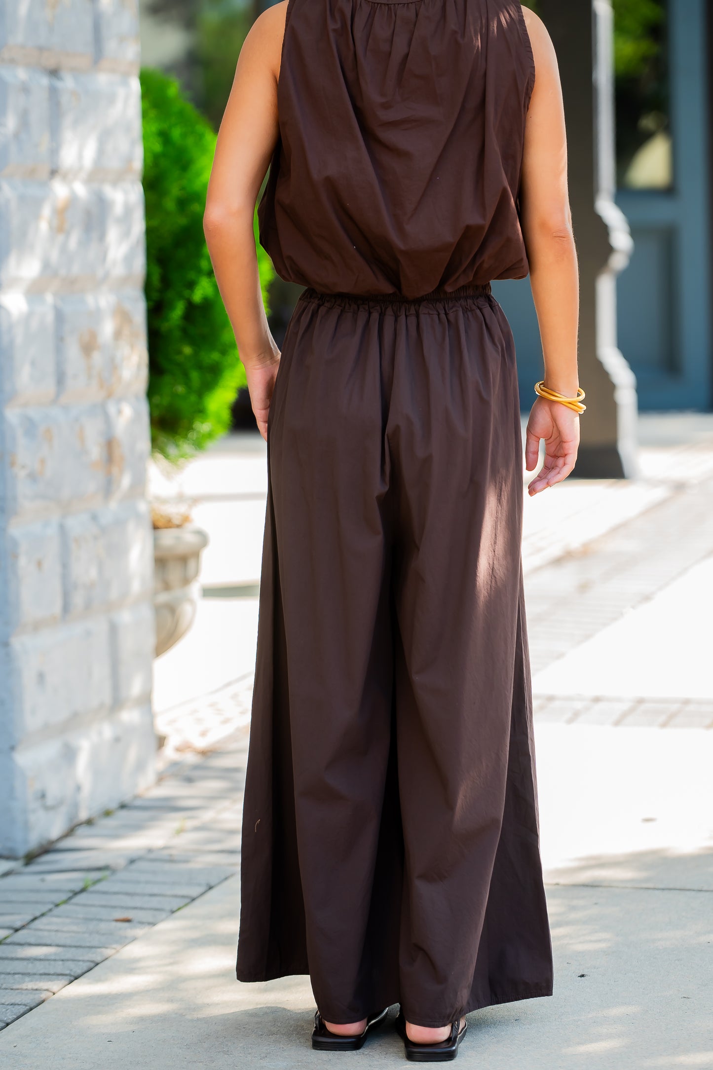 Kokomo Cotton Pants-Chocolate