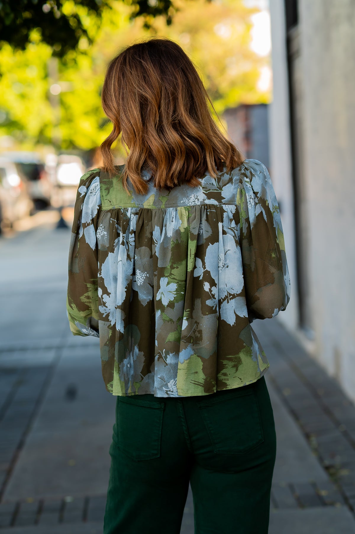 Jovi Ruffle Collar Top