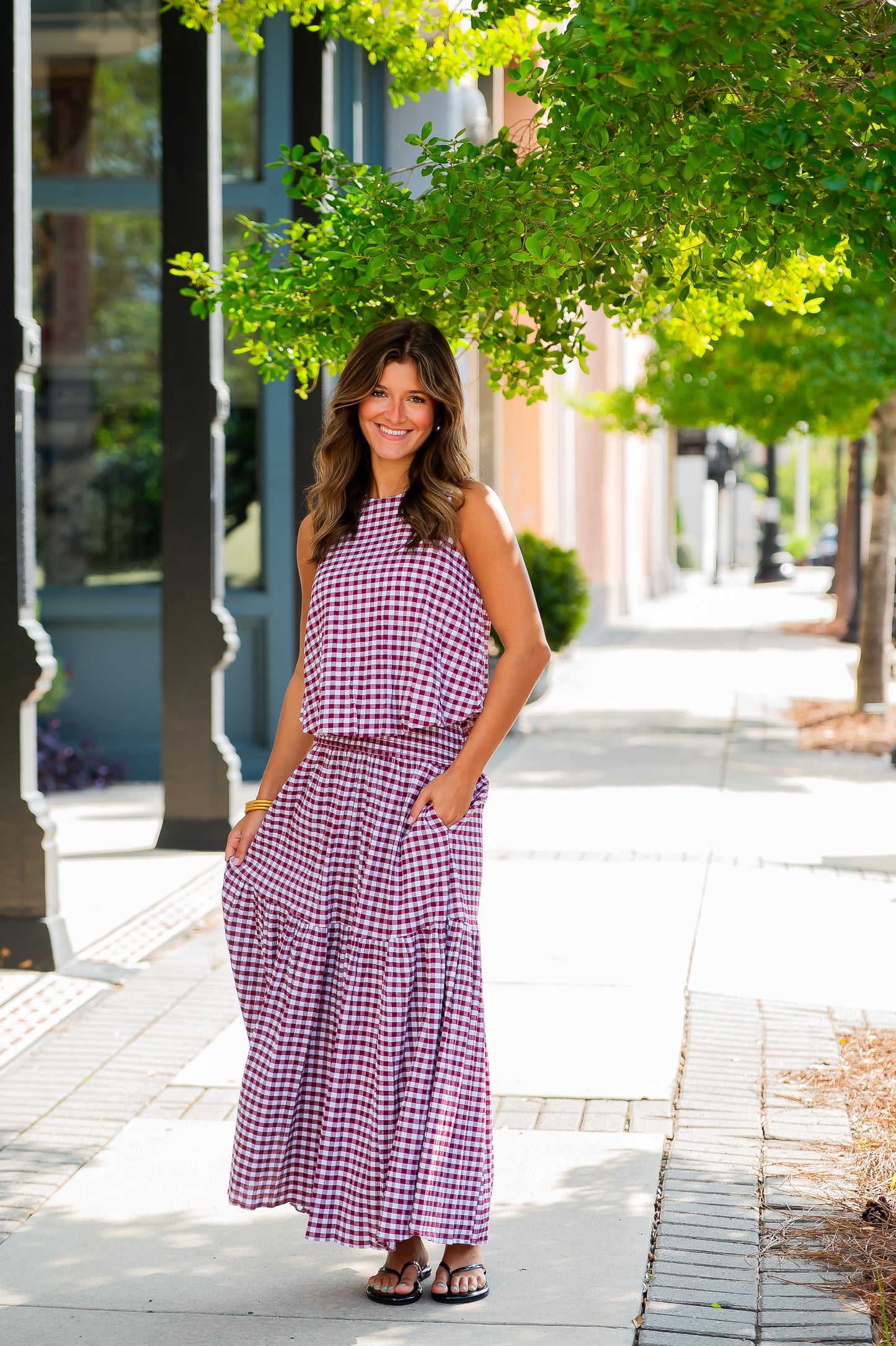 Annie Burg Gingham Skirt