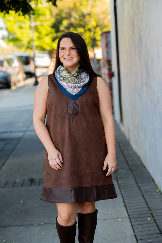 Delta Suede Feel Dress