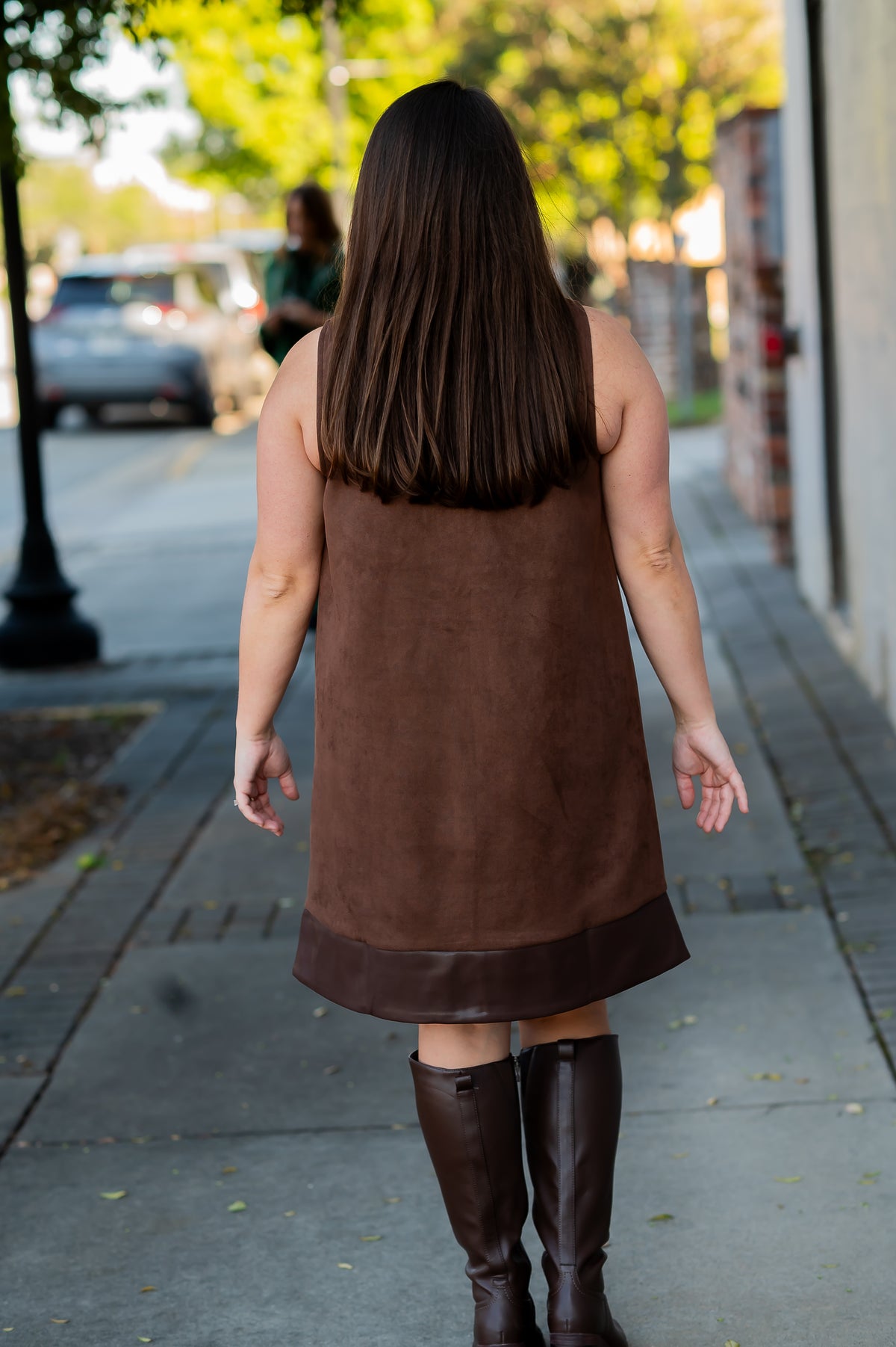 Delta Suede Feel Dress