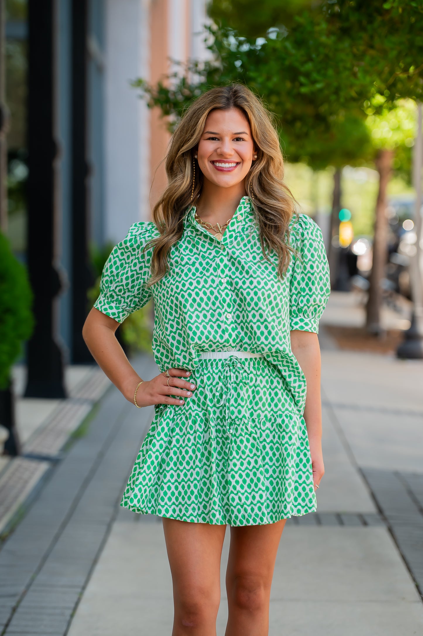 Lavinia Geometric Skirt