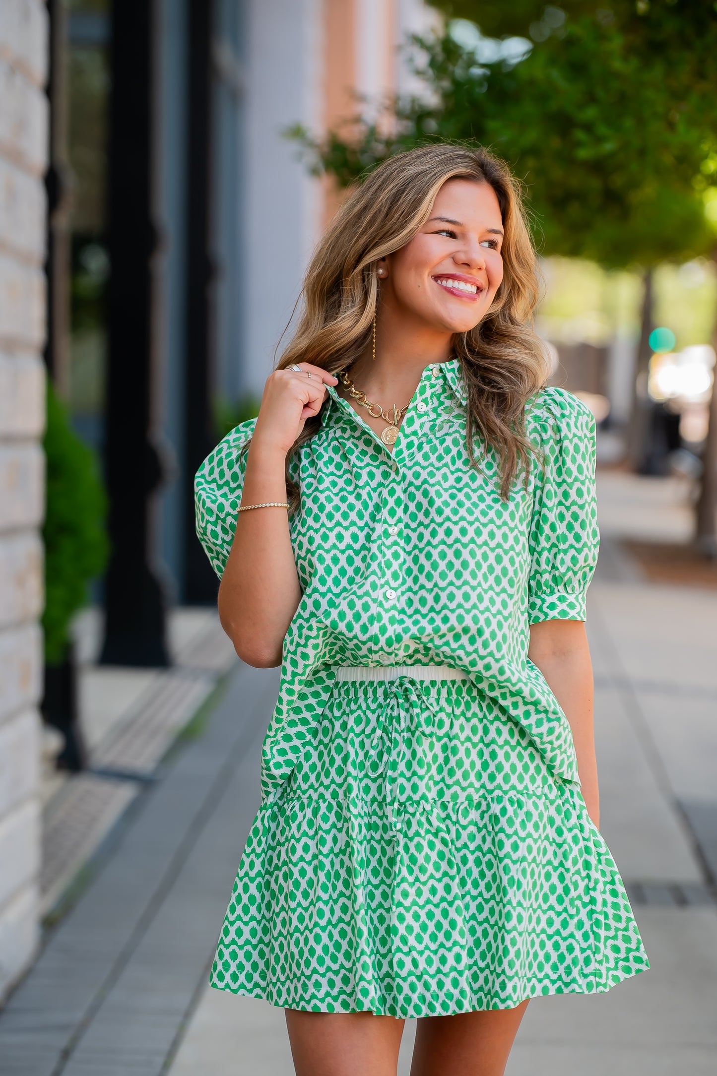 Lavinia Geometric Skirt