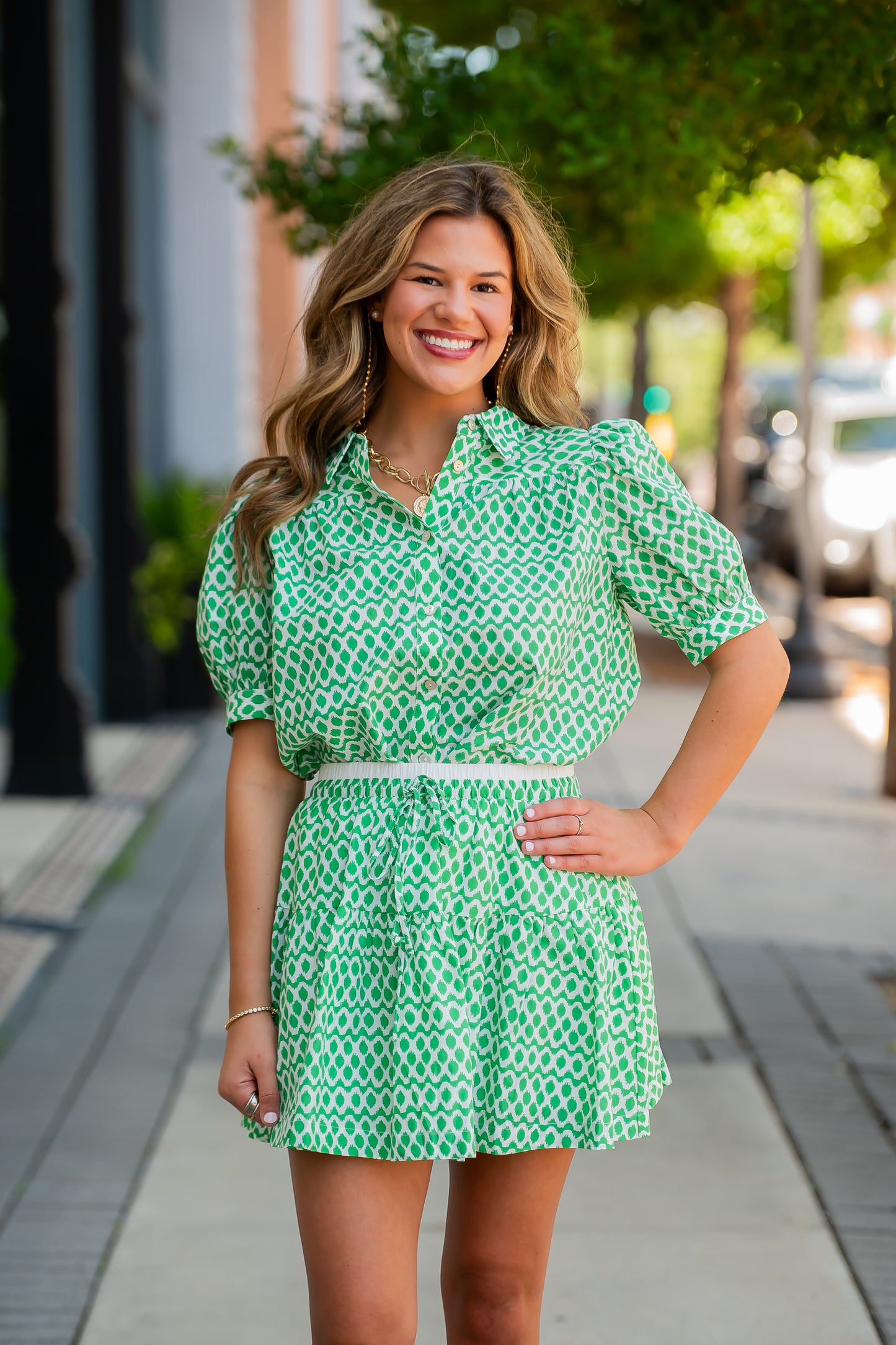 Lavinia Geometric Skirt