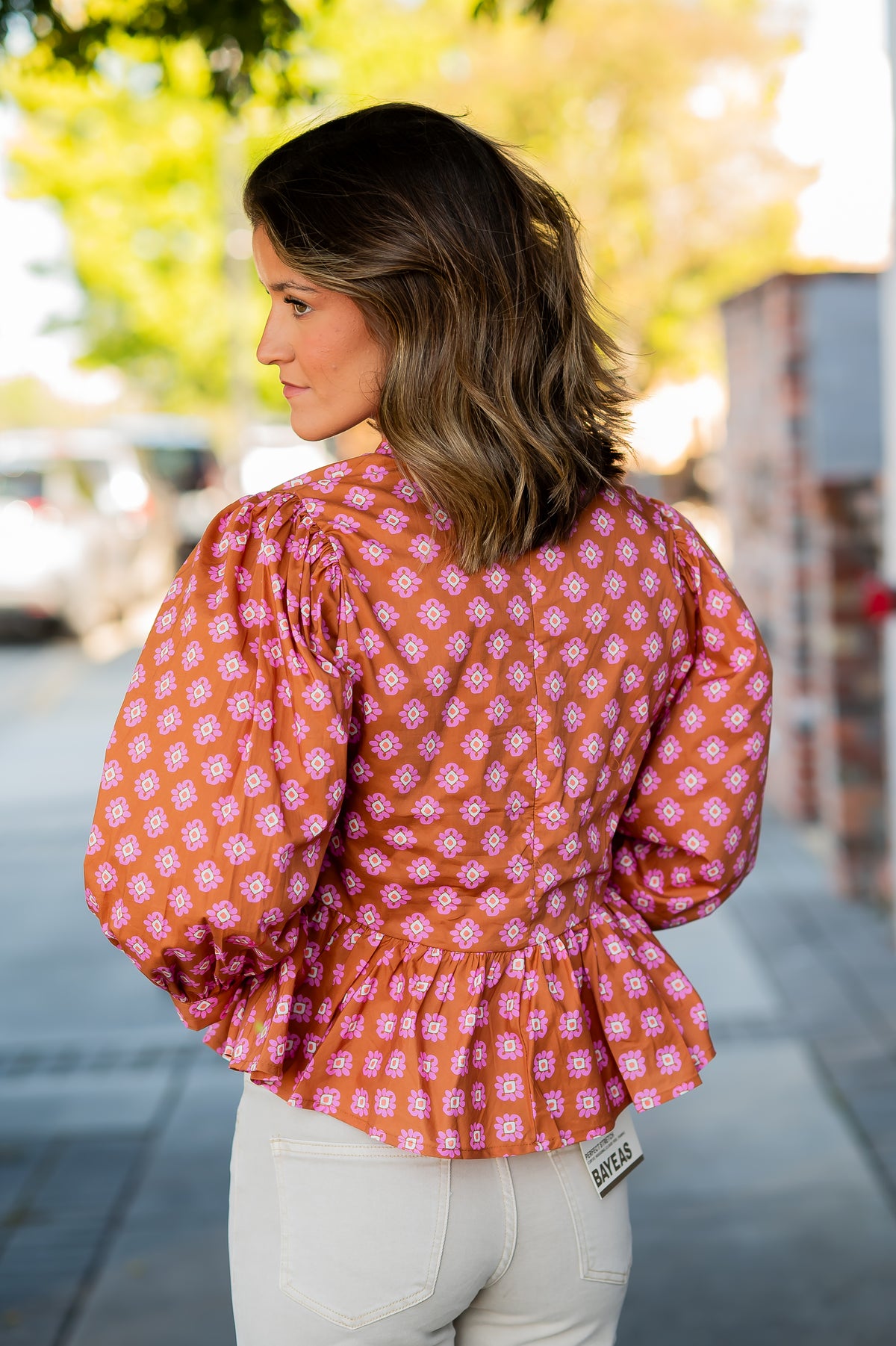 Luna Floral Peplum