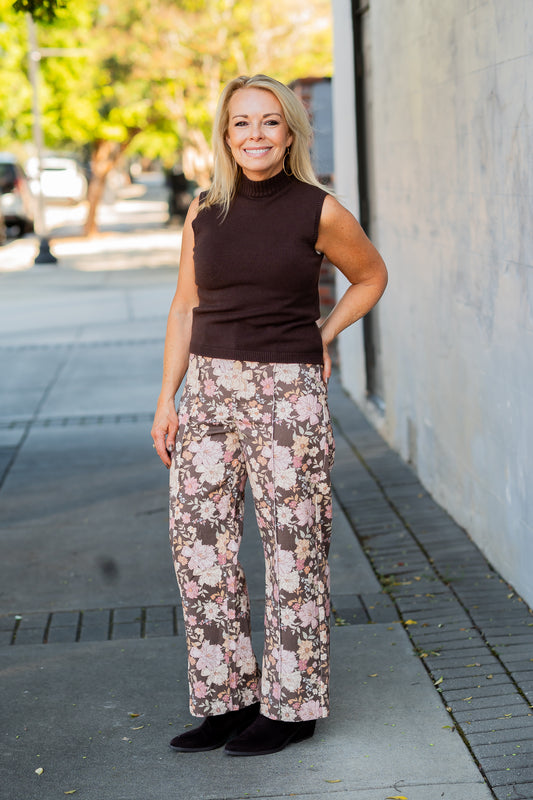 Angela Brown Floral Denim