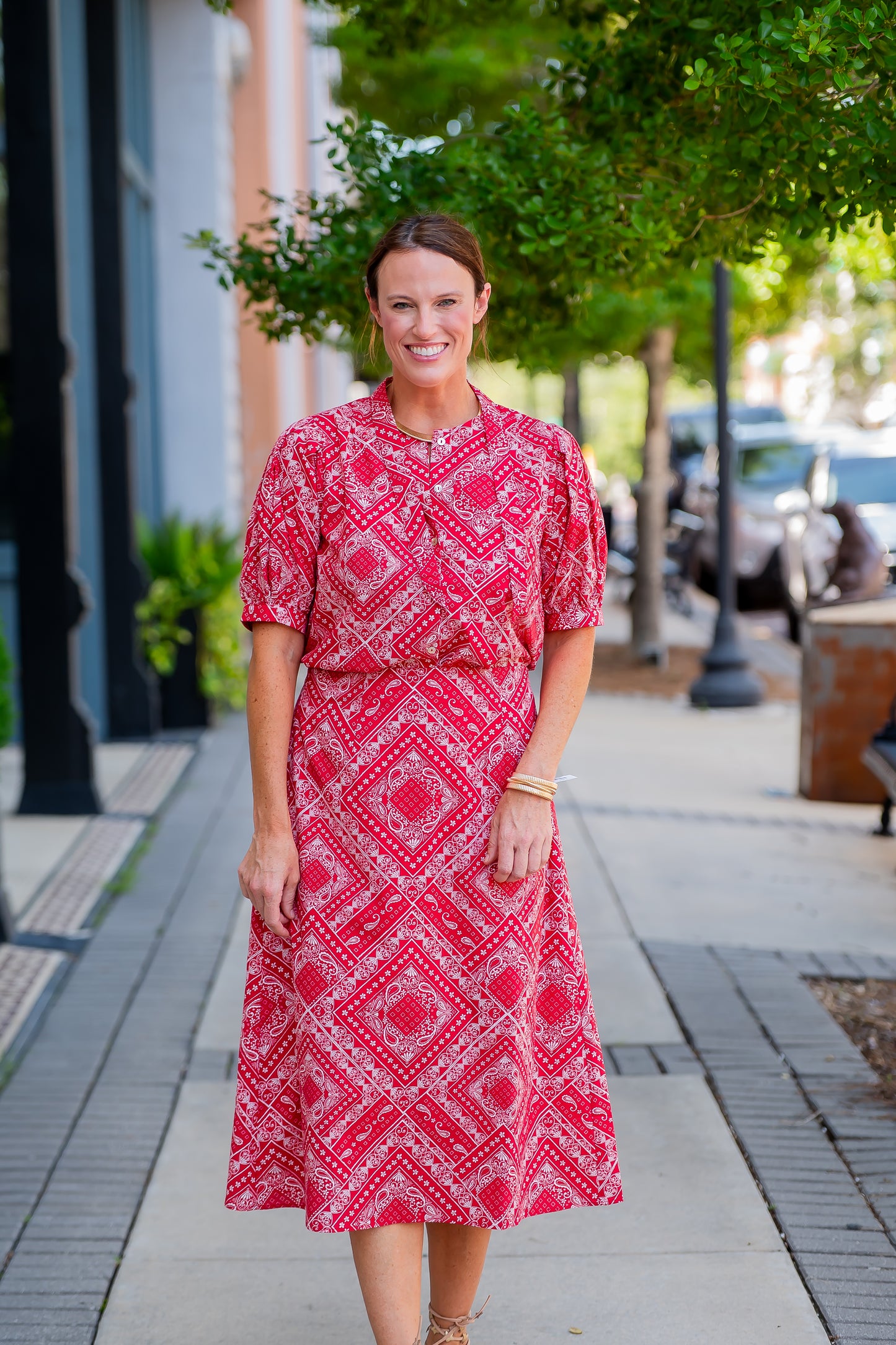 Arley Bandana Print Skirt