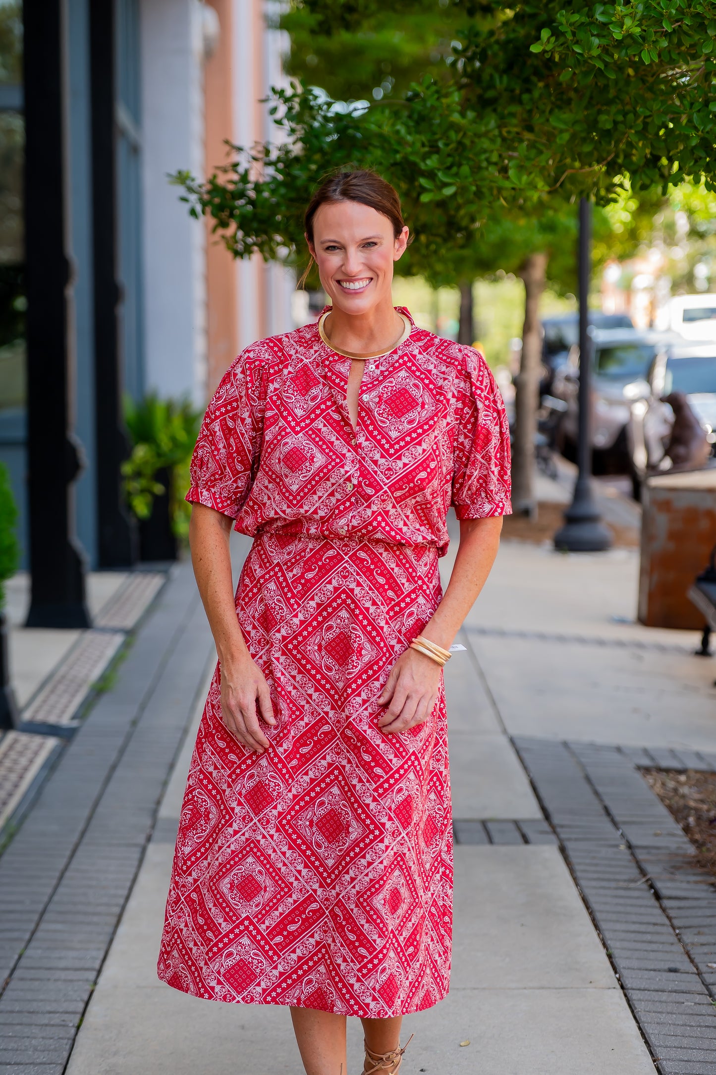 Arley Bandana Print Skirt