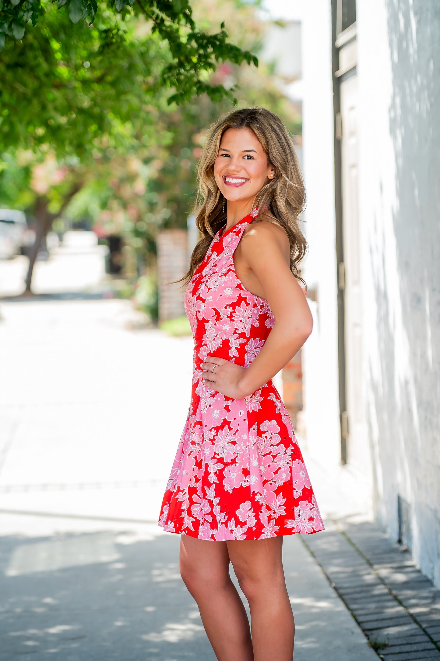 Atlas Halter Dress