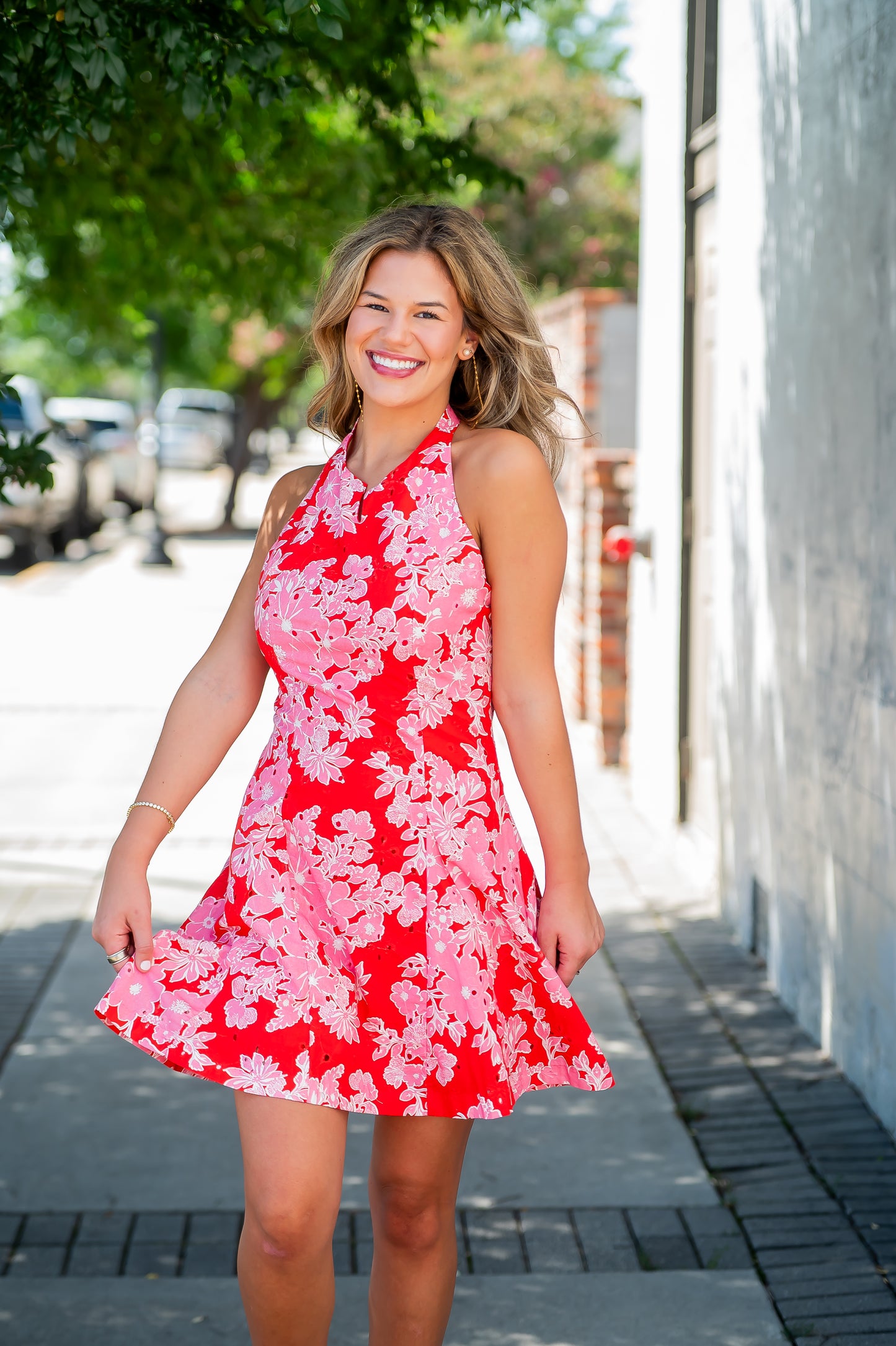 Atlas Halter Dress