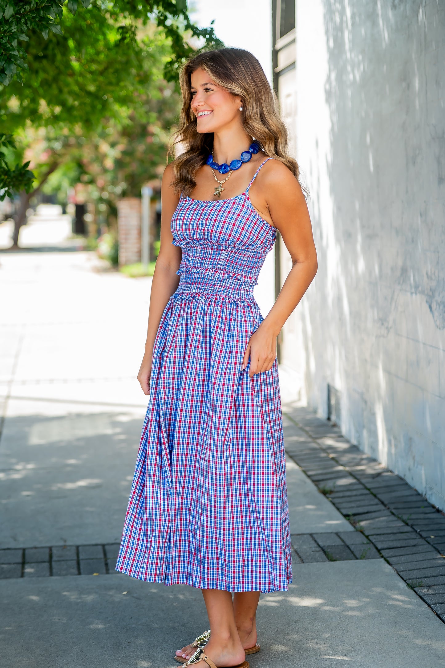 Jude Gingham Dress