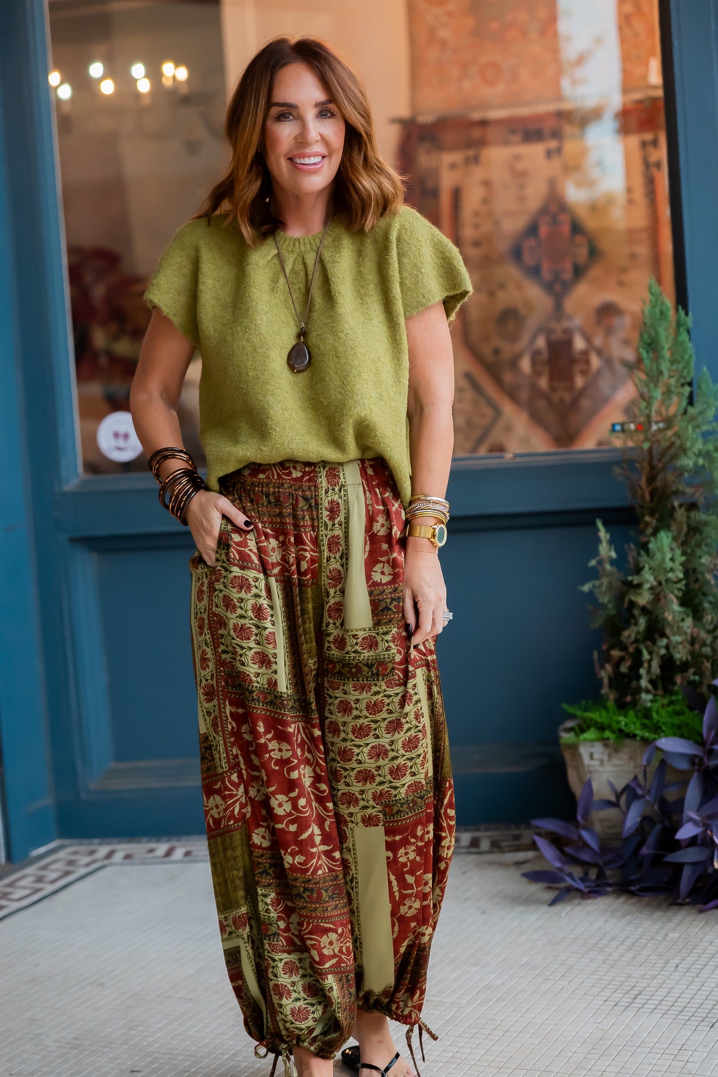 Nadia Pleated Sweater
