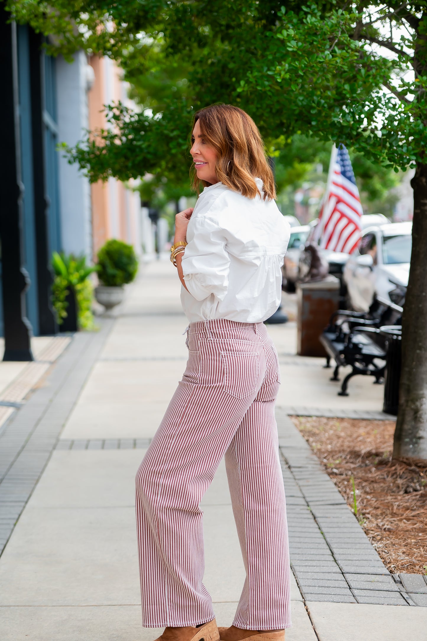 Luna Relaxed Wide Leg-Spice