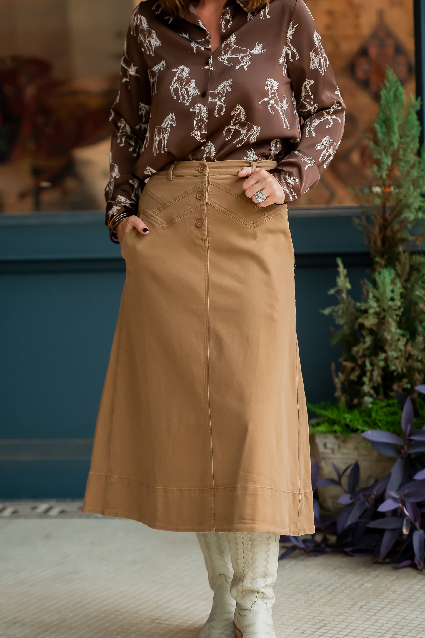 Lana Cotton Skirt