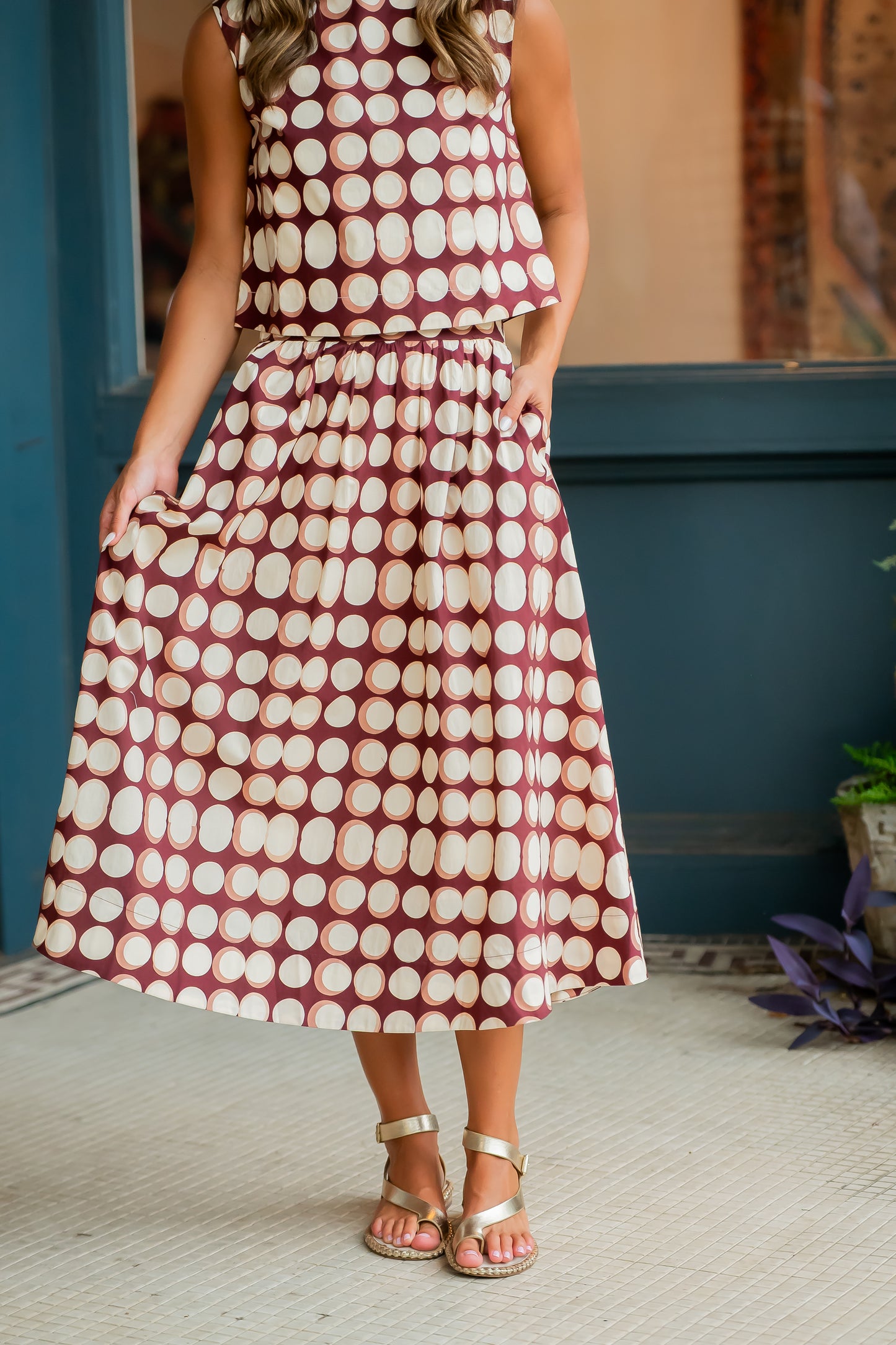 Carolyn Geometric Skirt