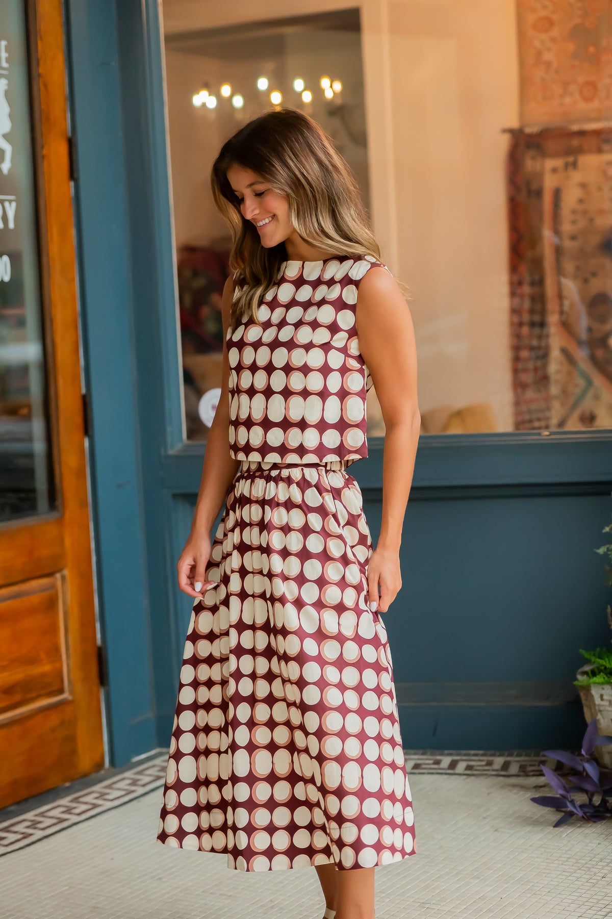Carolyn Geometric Skirt