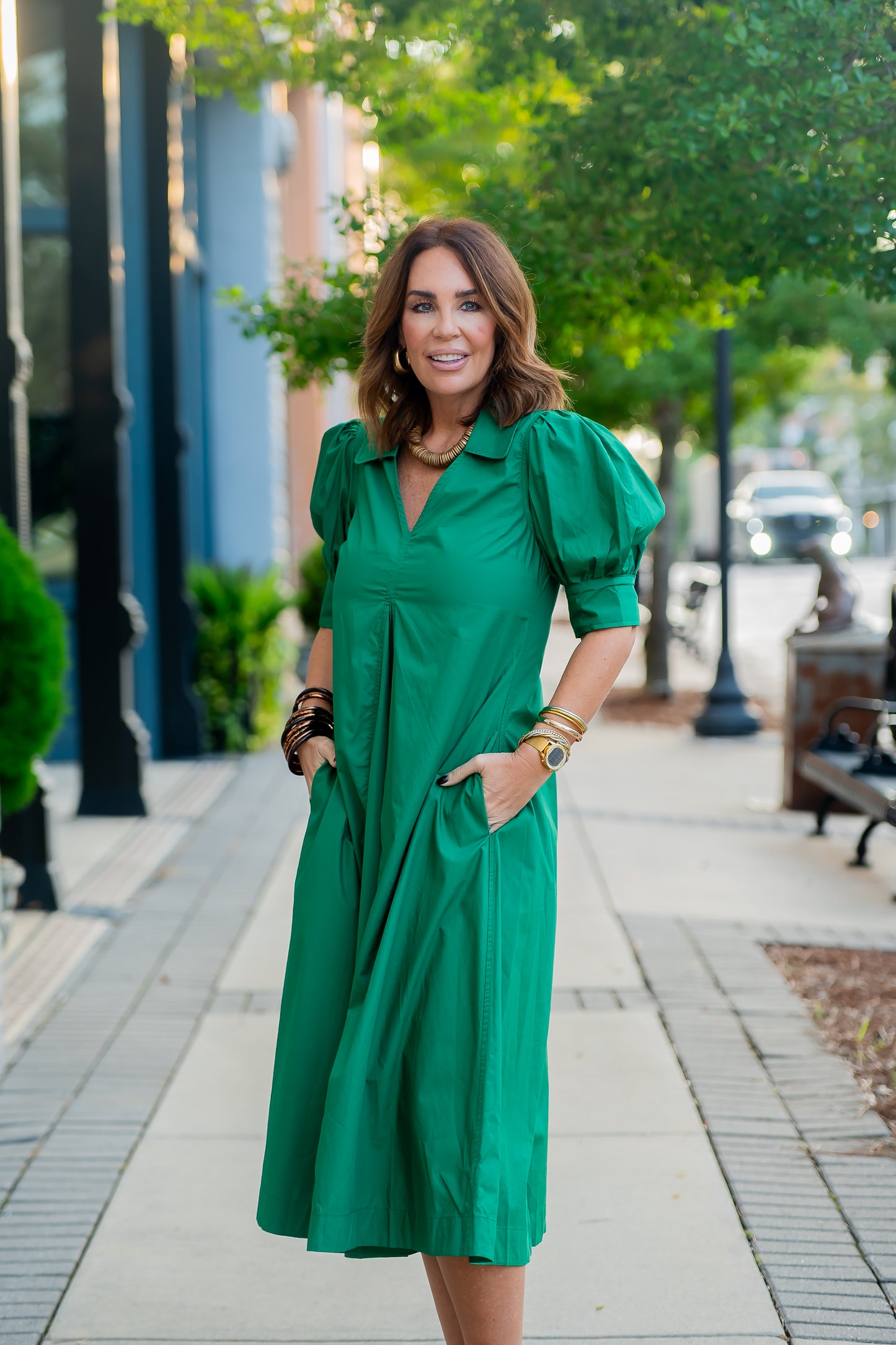 Evie Green Dress