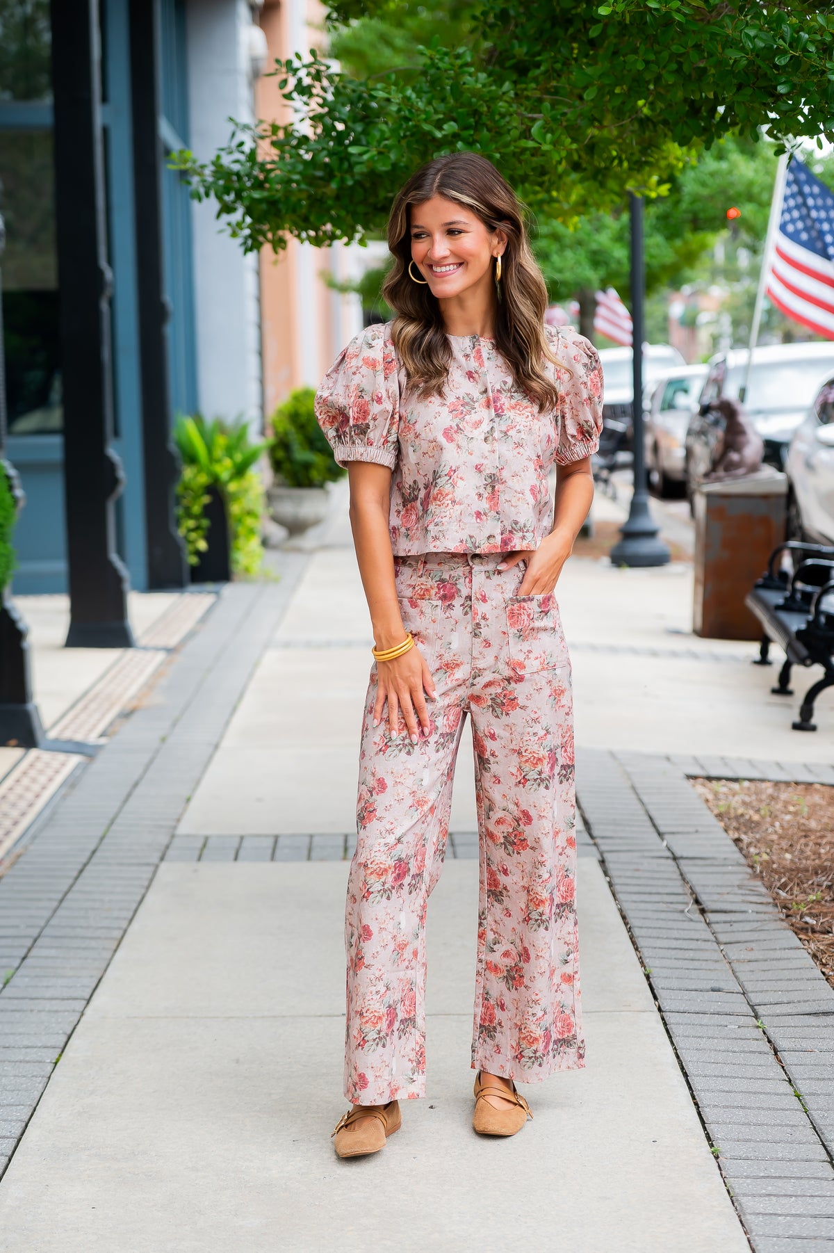 Hazel Floral Denim