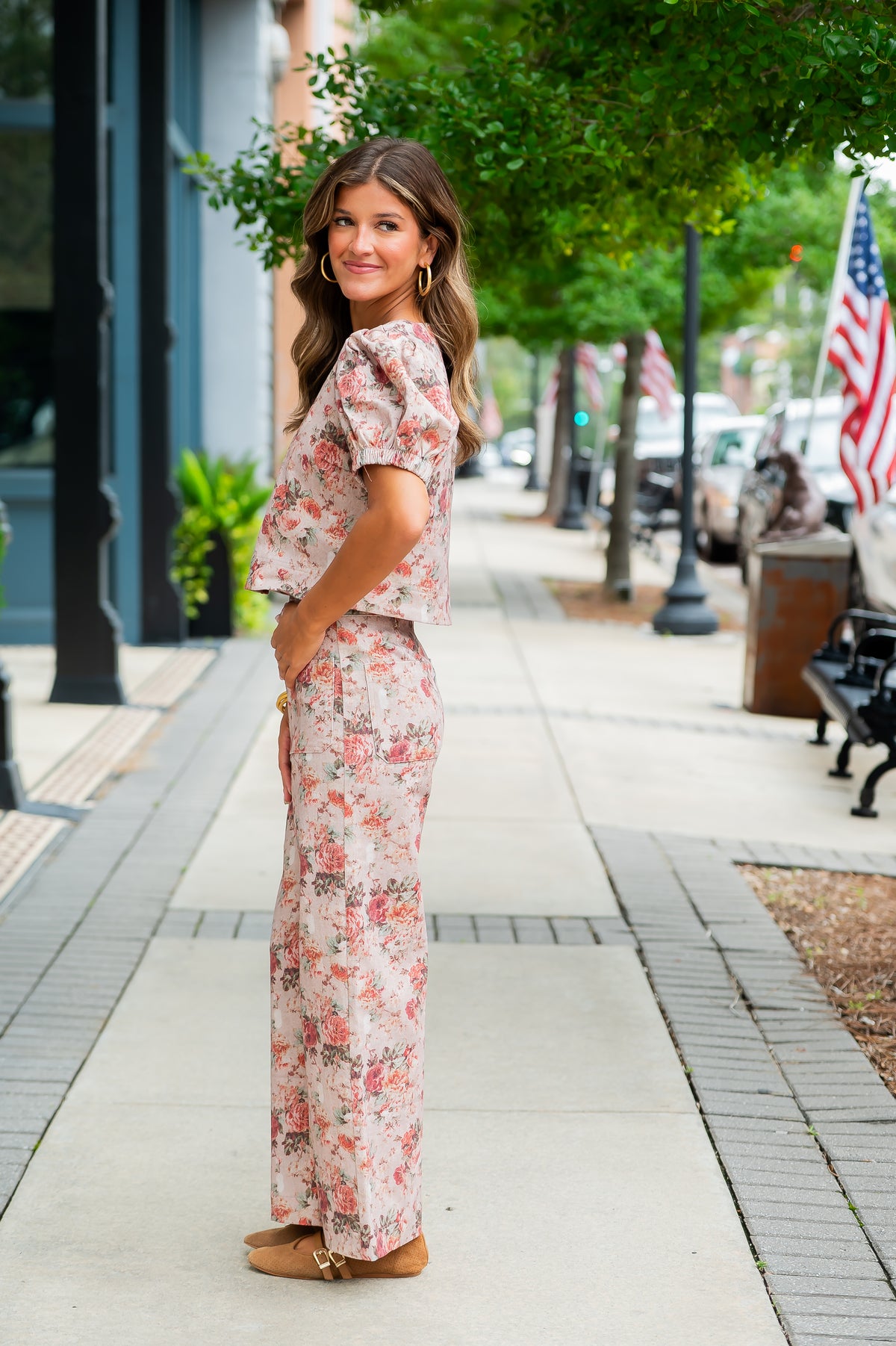 Hazel Floral Denim
