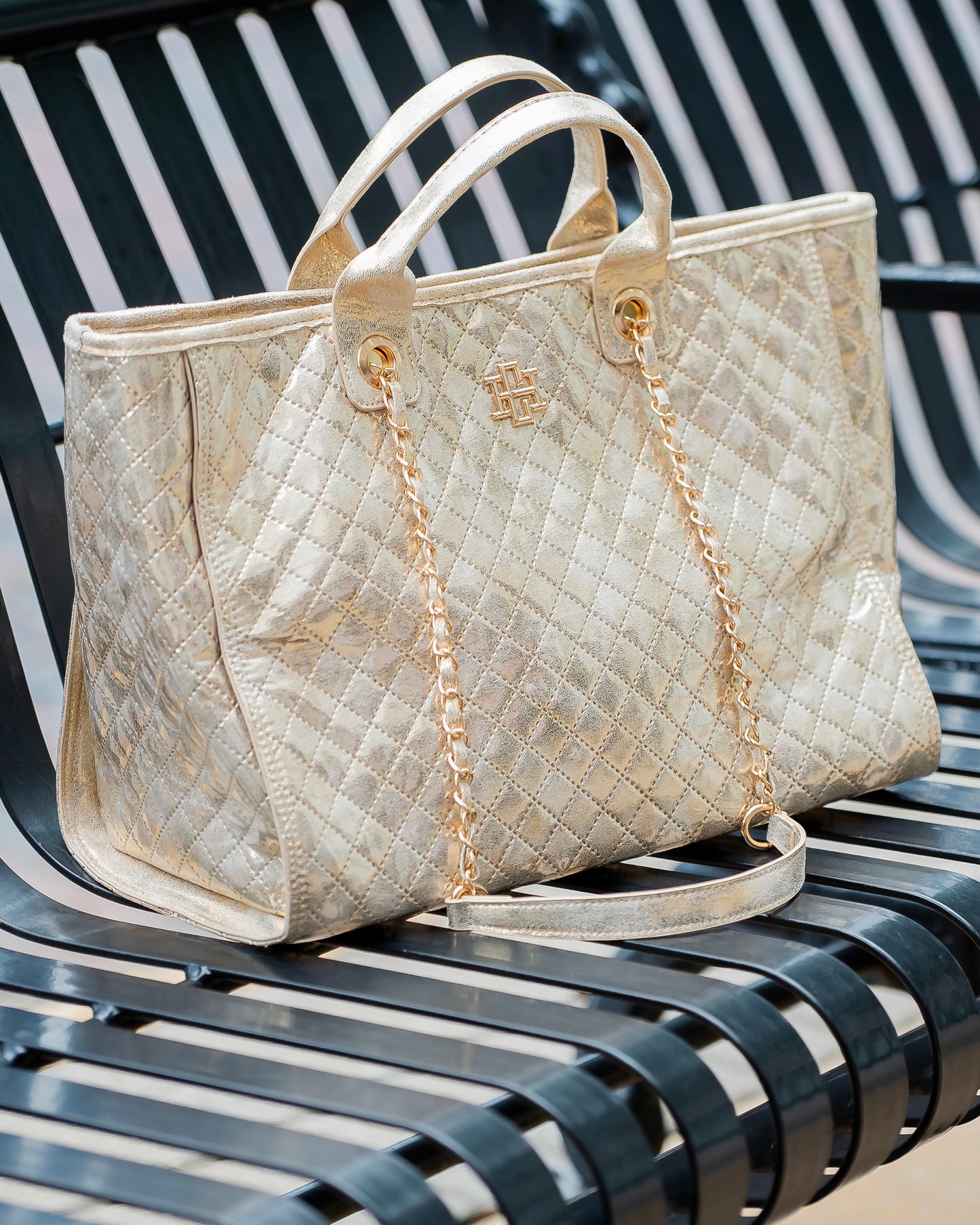 Missy Tote Champagne Pop