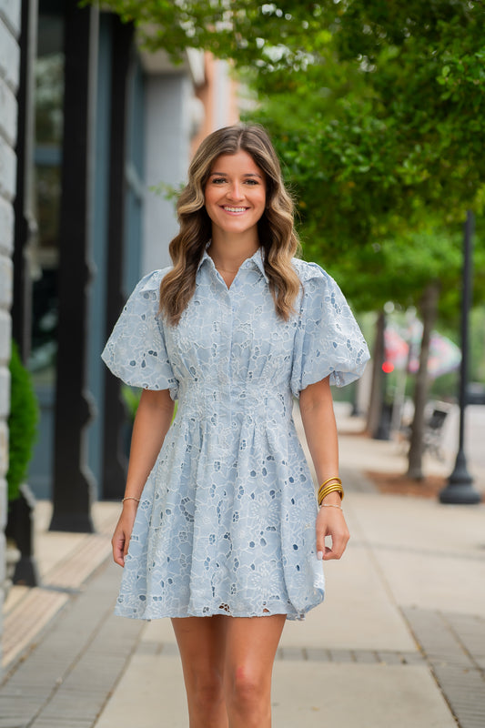 Emely Floral Lace Dress