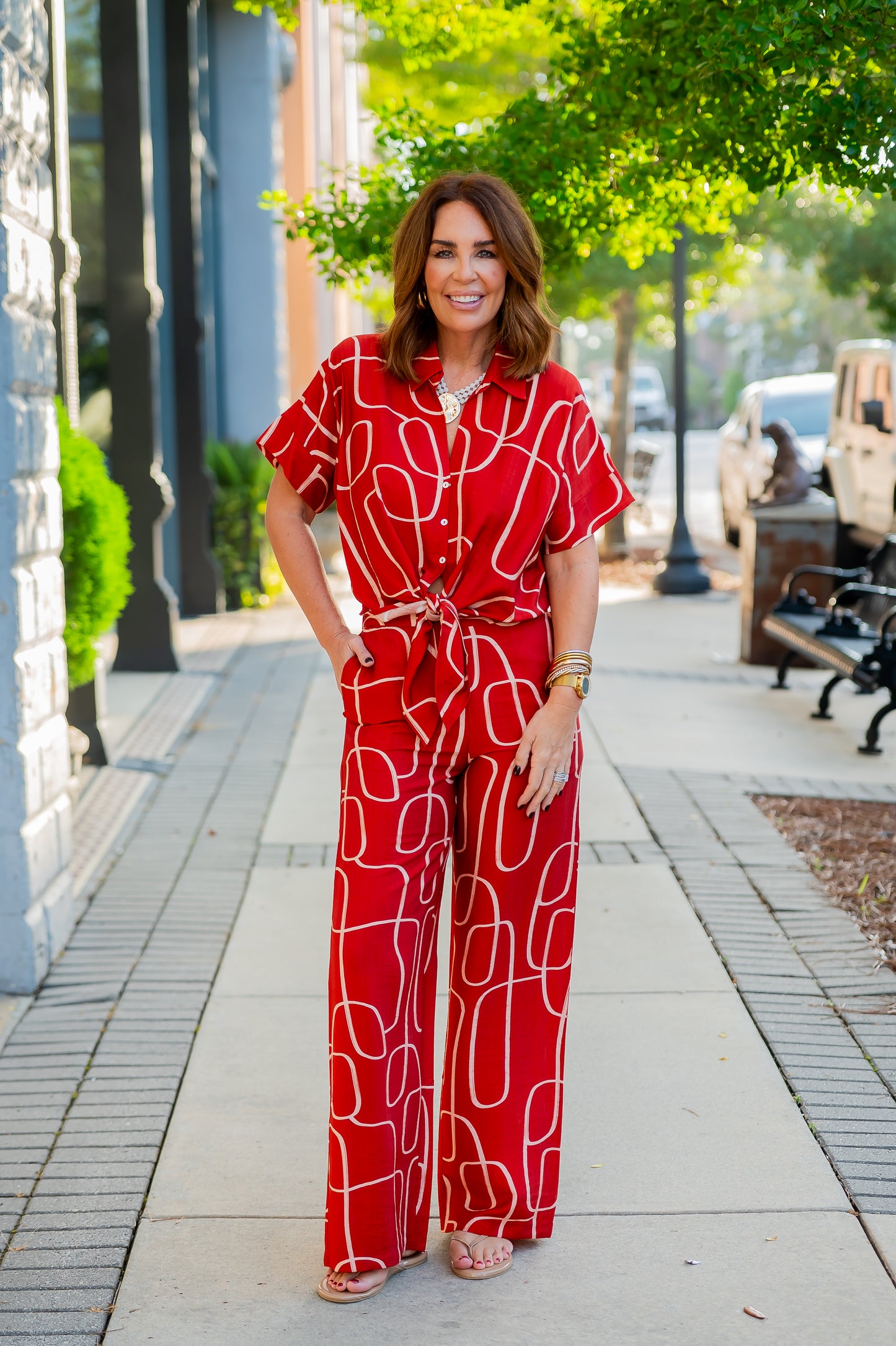 Niva Pattern Top