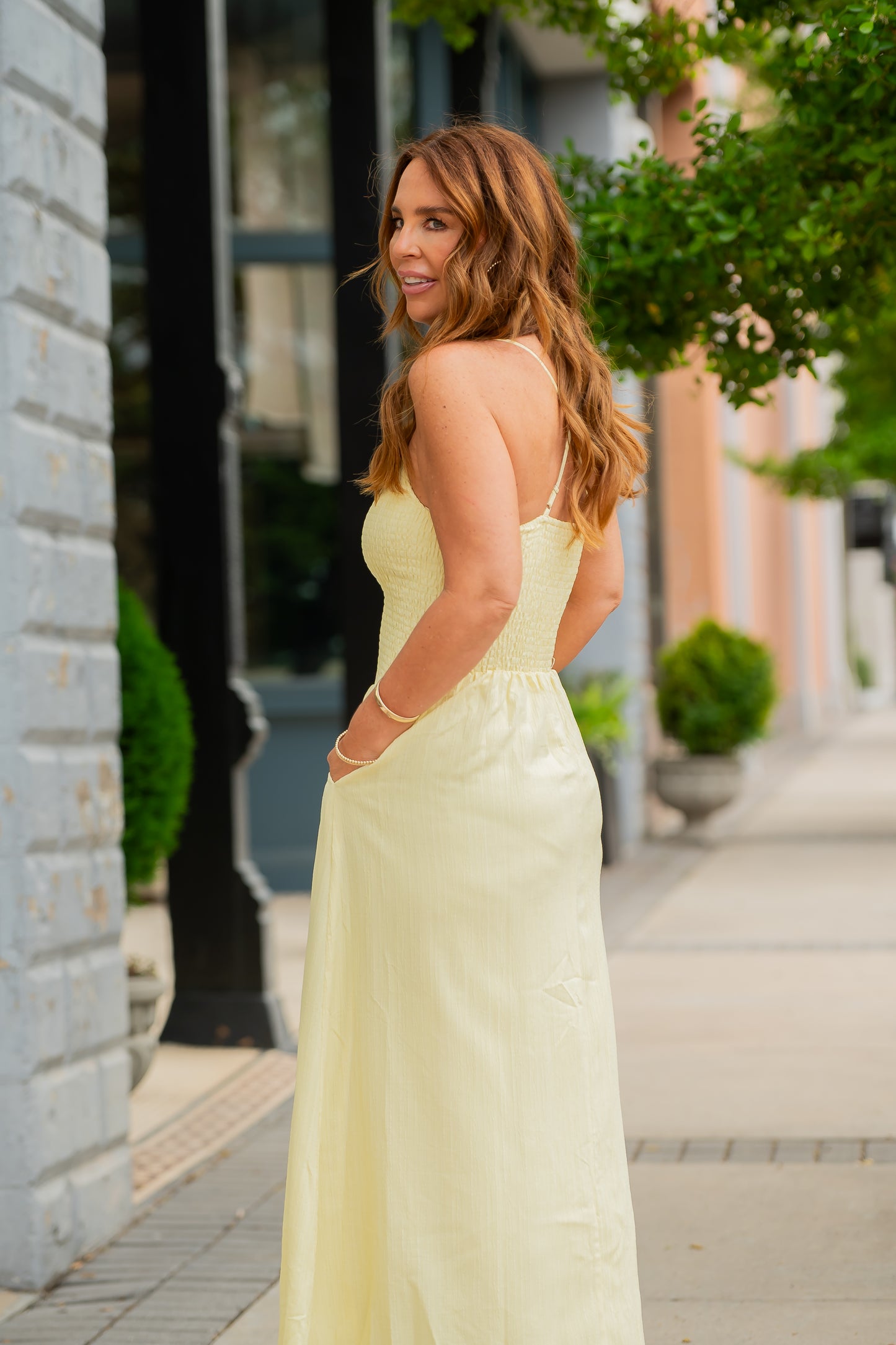 Thea Smocked Maxi