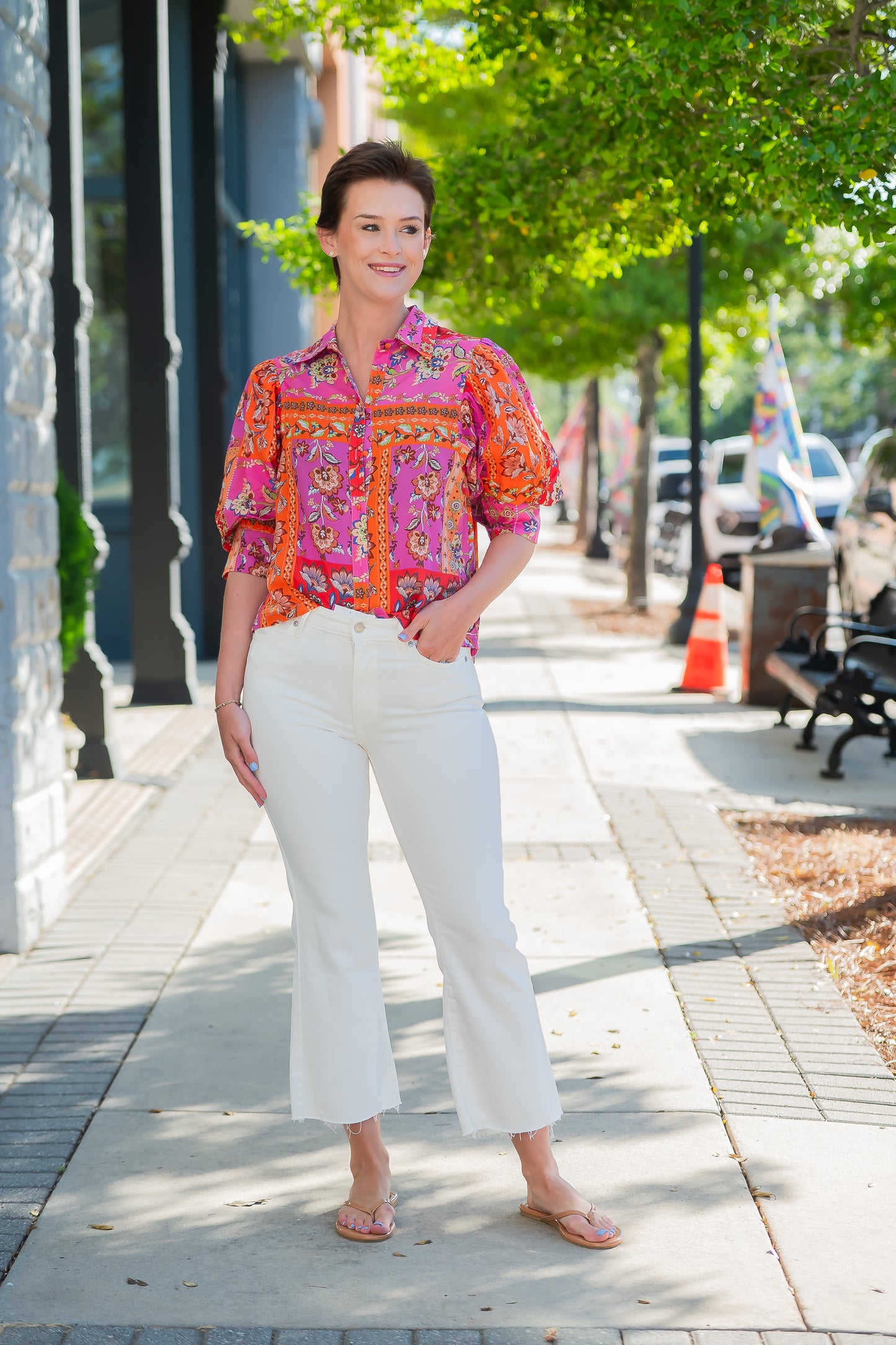 Huntley Patchwork Top