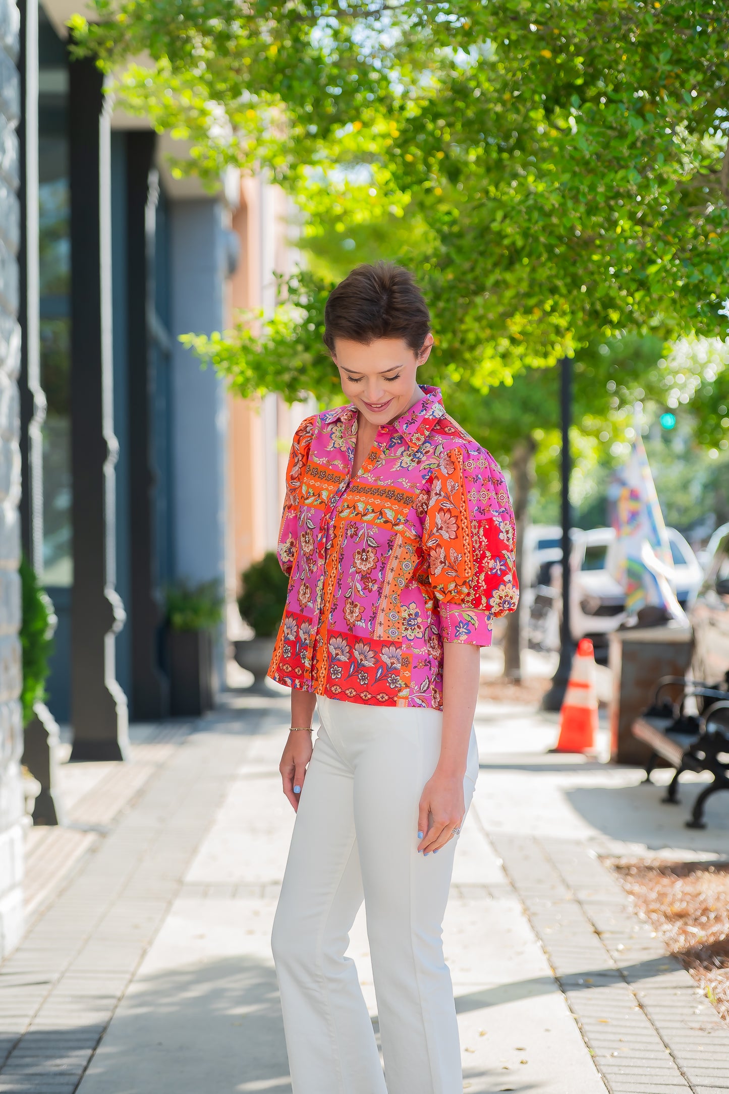 Huntley Patchwork Top