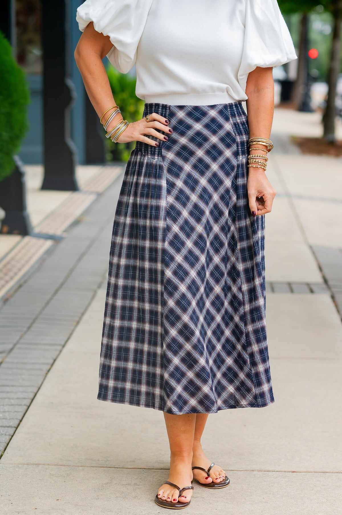 Heidi Plaid Skirt