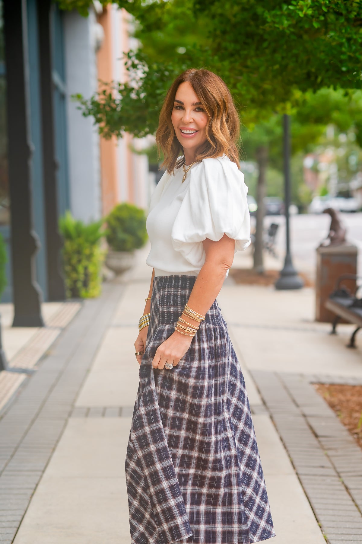 Heidi Plaid Skirt