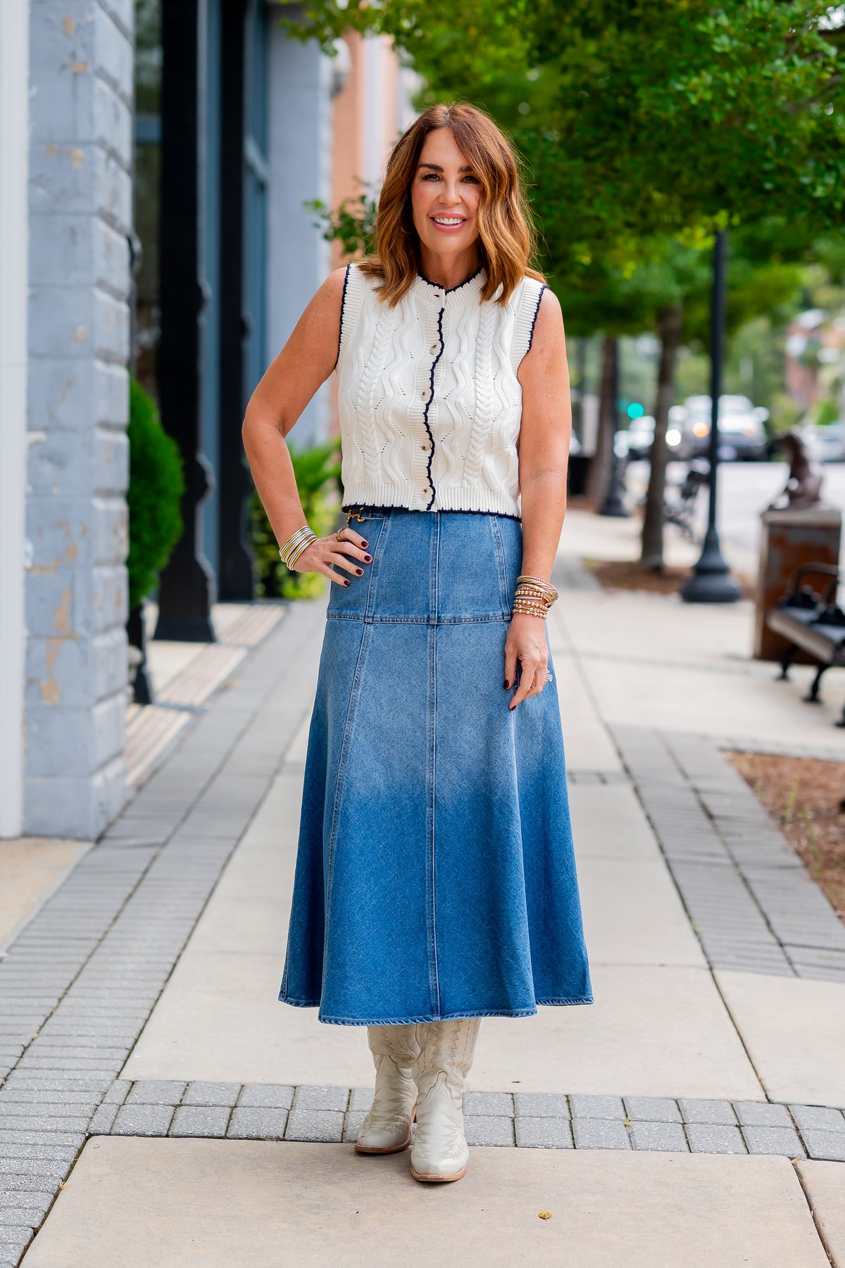 Raina Denim Skirt