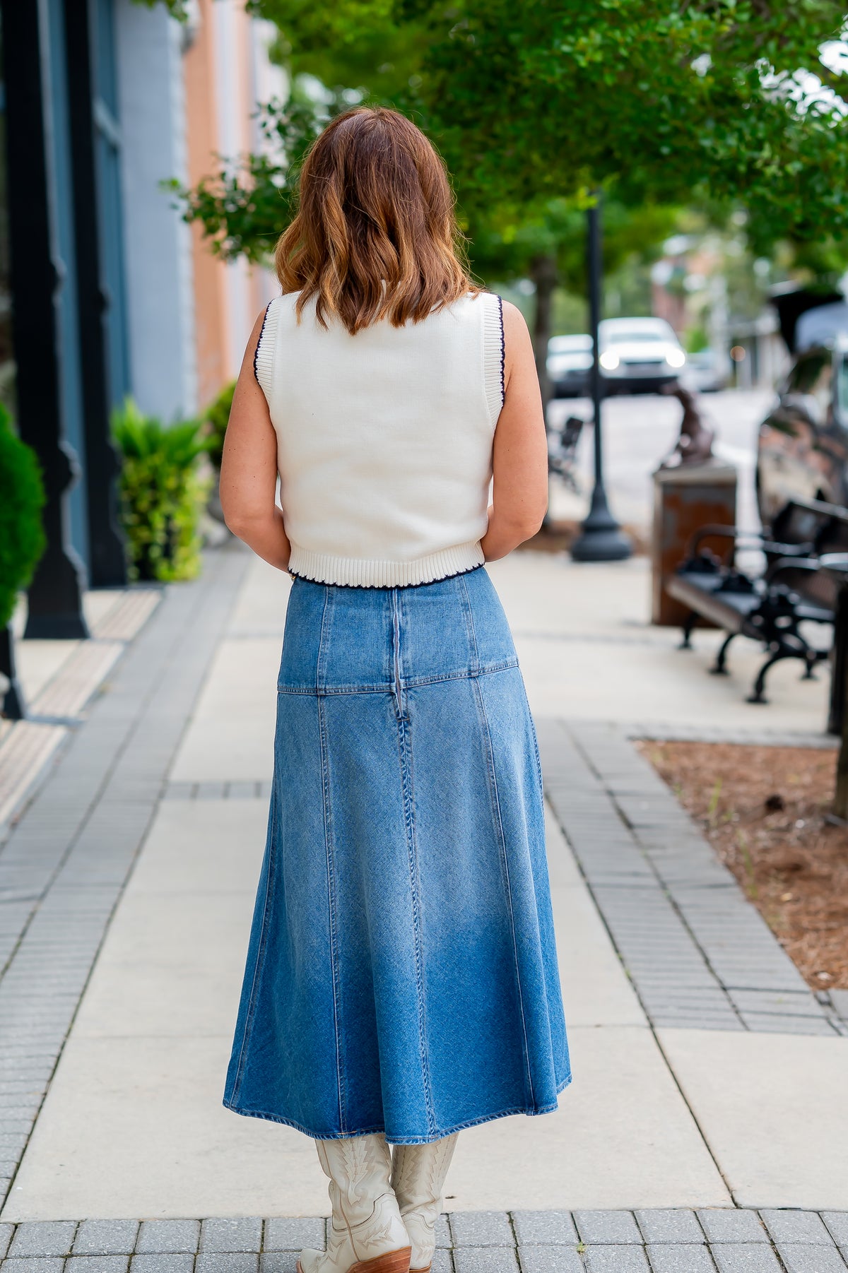 Raina Denim Skirt