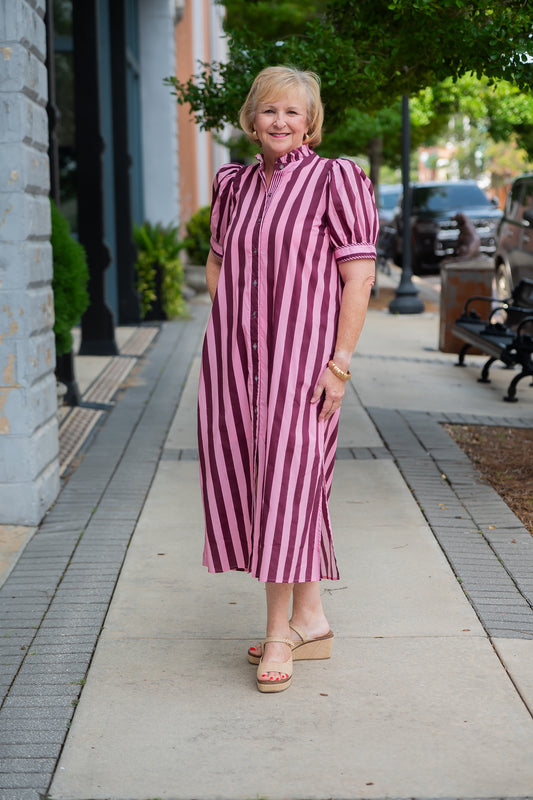 Daphne Striped Dress