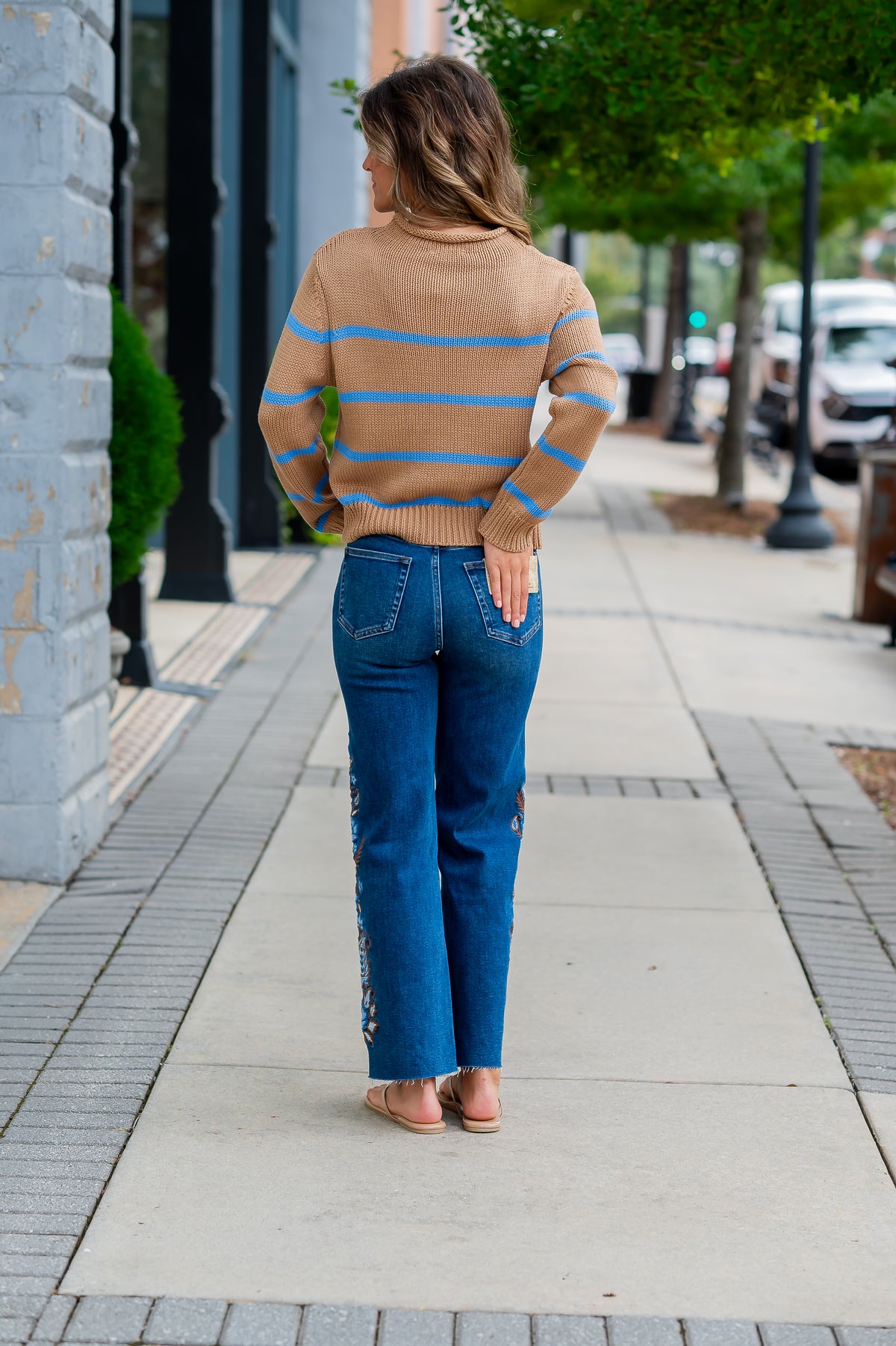 Tara Embroidered Denim