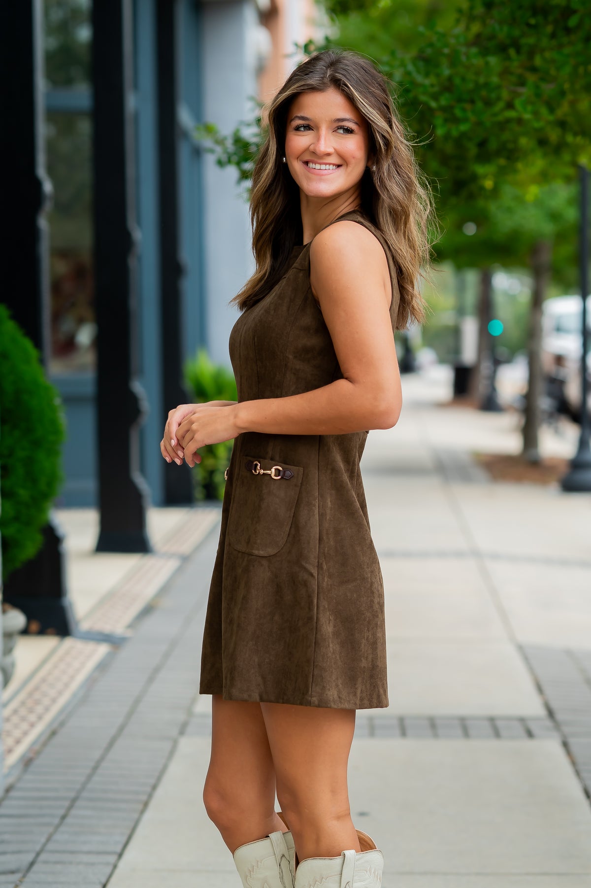 Esme Suede Dress